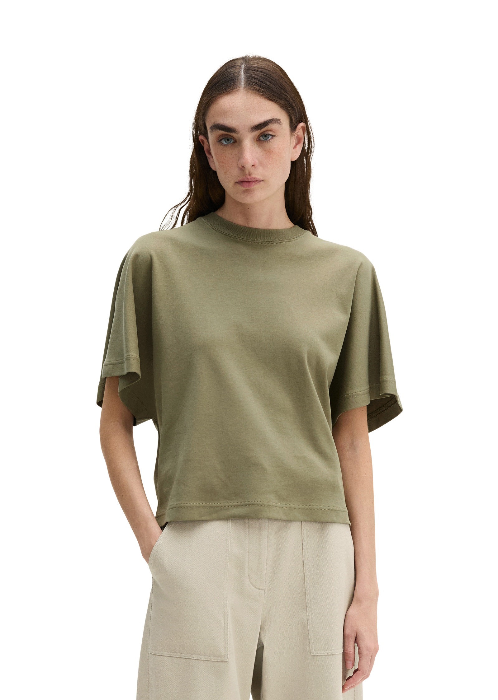 Marc OPolo T-Shirt "aus Interlock-Jersey"