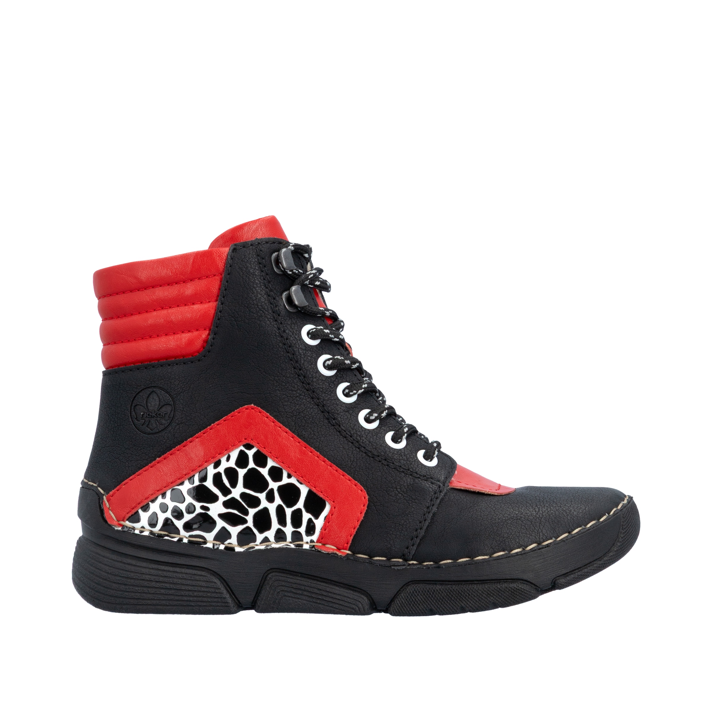 Rieker Sneakerboots  Schnürboots, Schnürstiefelette mit zusätzlichem Innenreißverschluss