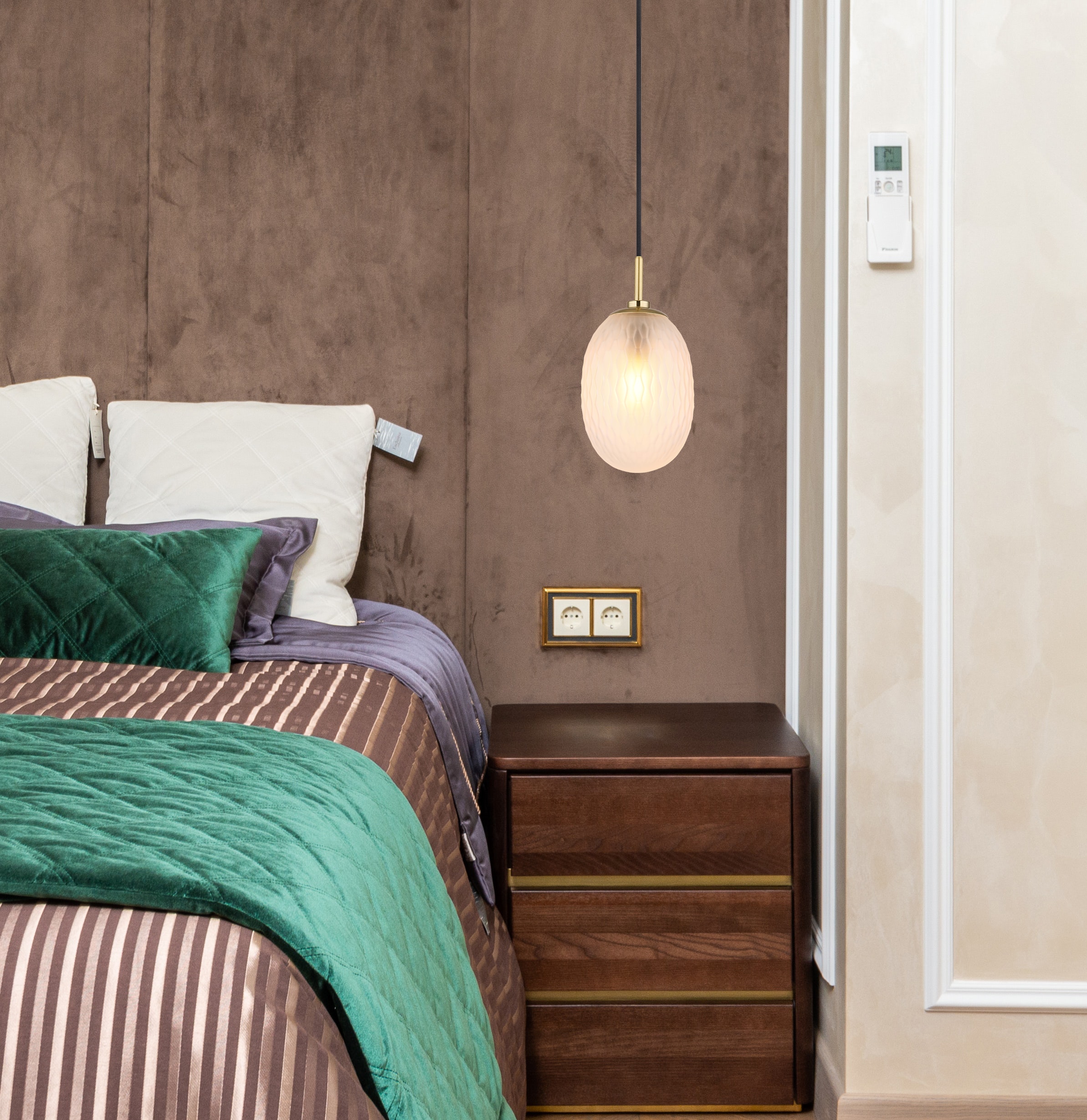 GLOBO LIGHTING Hängeleuchte »DEVIN«, Leuchtmittel E14 | ohne Leuchtmittel, Hängelampe/Pendelleuchte/Esszimmer/Wohnzimmer/Esstisch