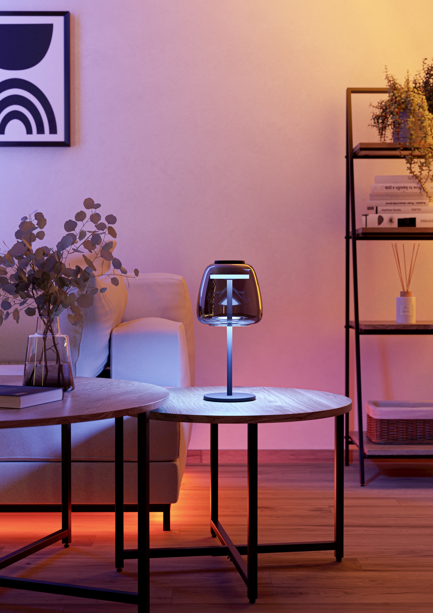 EGLO Tischleuchte »ALFERO-Z Tischlampe - Stahl - LED - 7,7W - IP20« LED-Modul 1 Stk. Kaltweiß | Neutralweiß | Warmweiß Nachttischlampe, Schreibtischleuchte, Leselampe, H34,5 x Ø16,5 cm