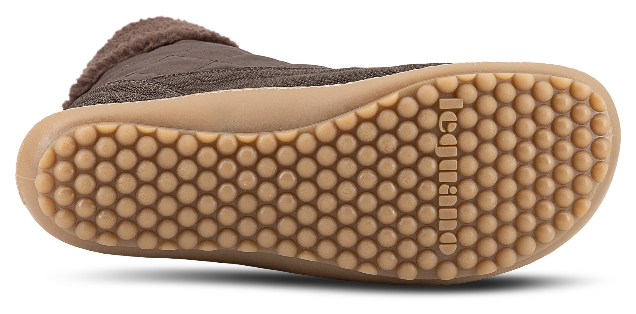 Leguano Barfußschuh »NICEBARE«  , Schnürschuh, Winterboots mit Fellimitat am Schaftrand