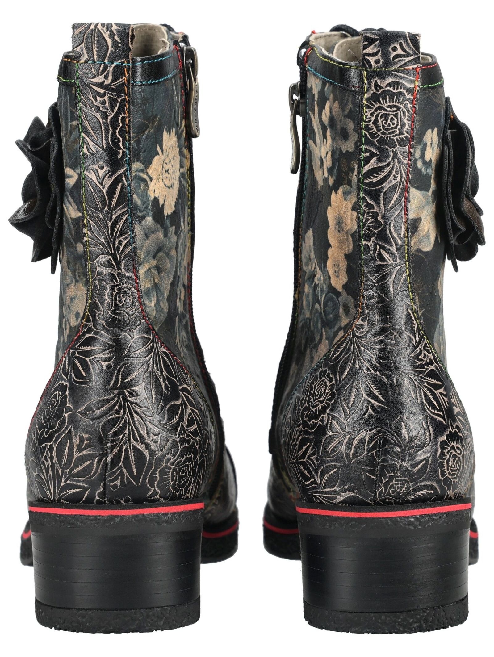 LAURA VITA Schnürstiefelette »LAURA VITA Stiefelette Leder/Textil«