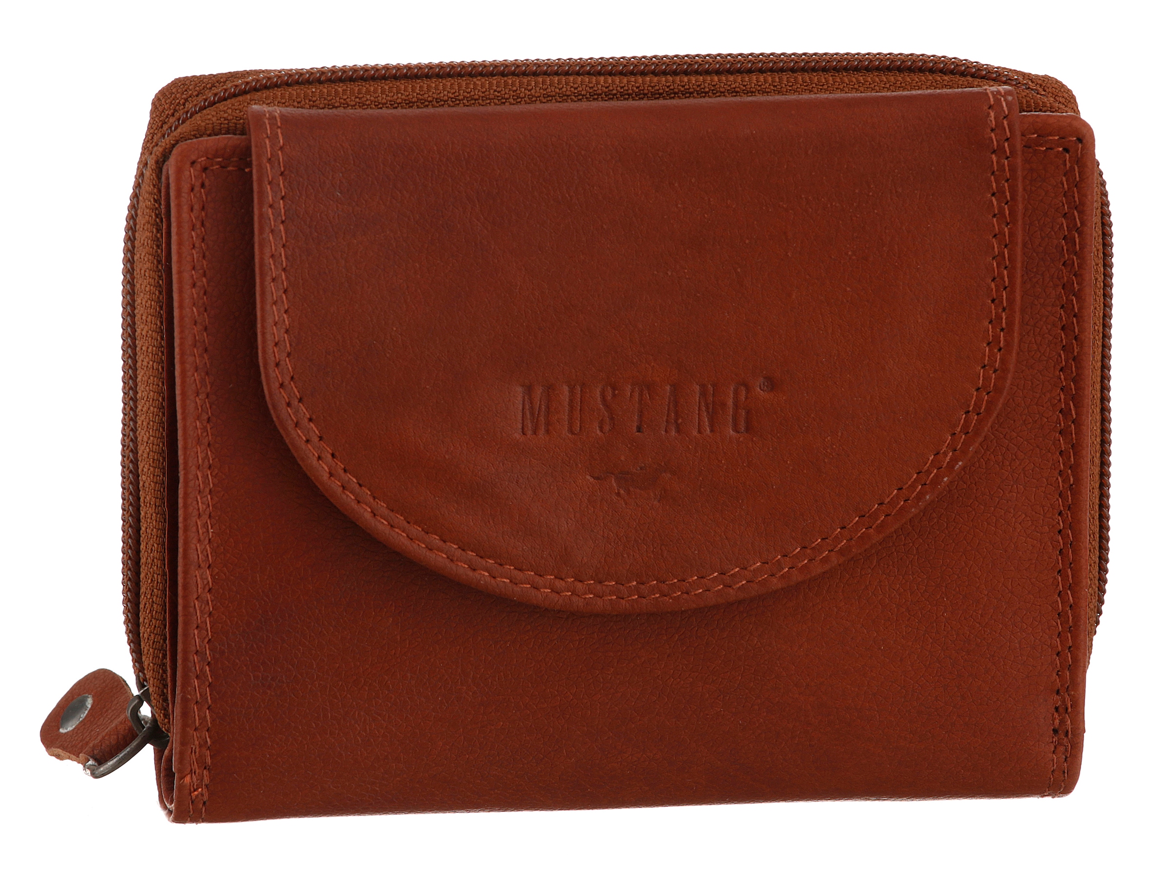 MUSTANG Geldbörse "Udine leather wallet top opening", im praktischen Format