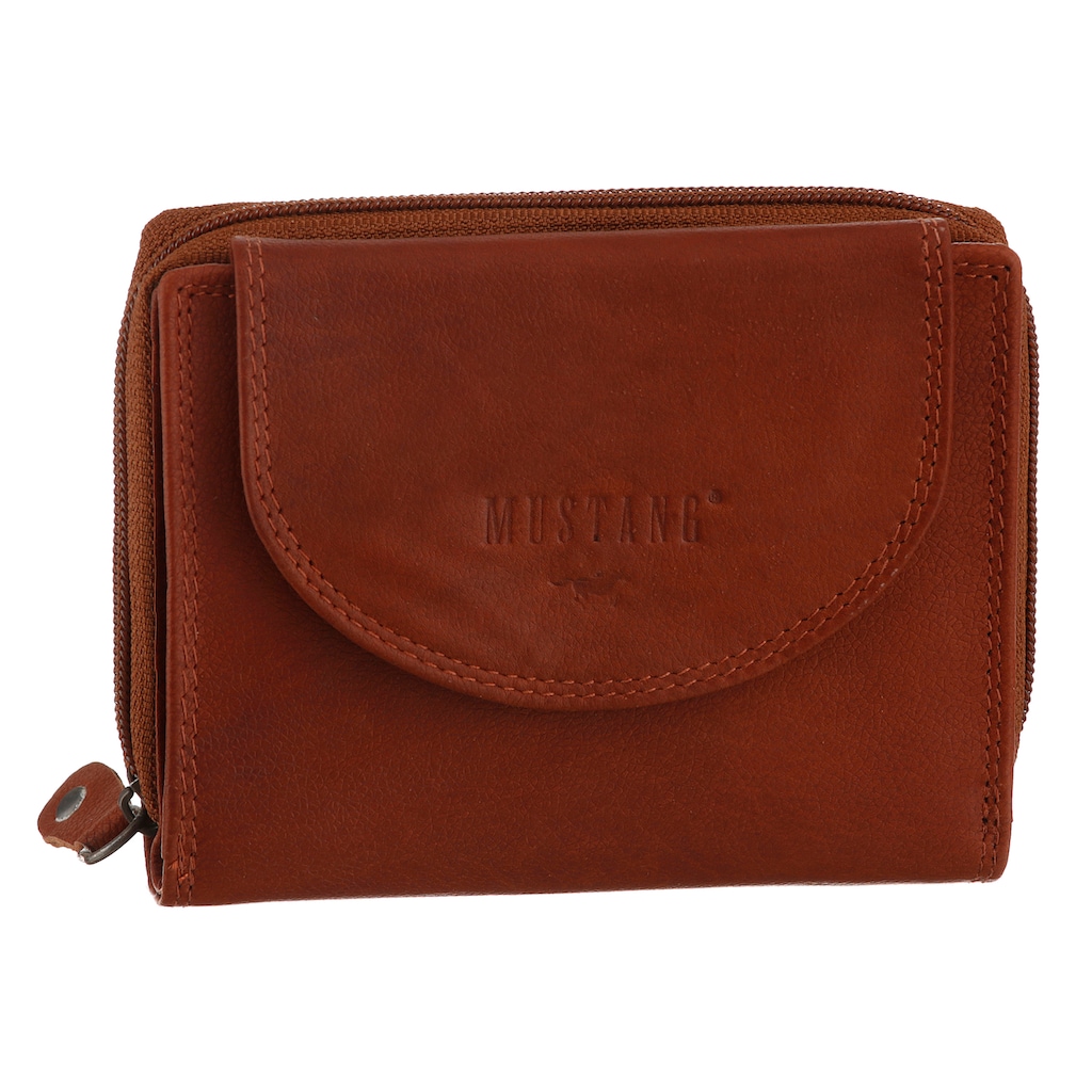 MUSTANG Geldbörse »Udine leather wallet top opening«