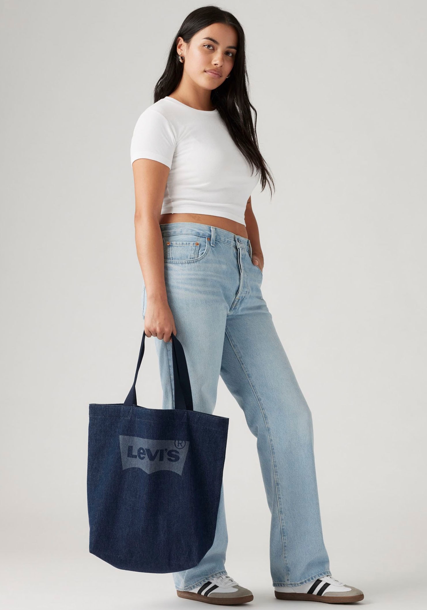 Levi's® Shopper, mit modischem Logo Druck Handtasche Damen Tasche Damen Henkeltasche