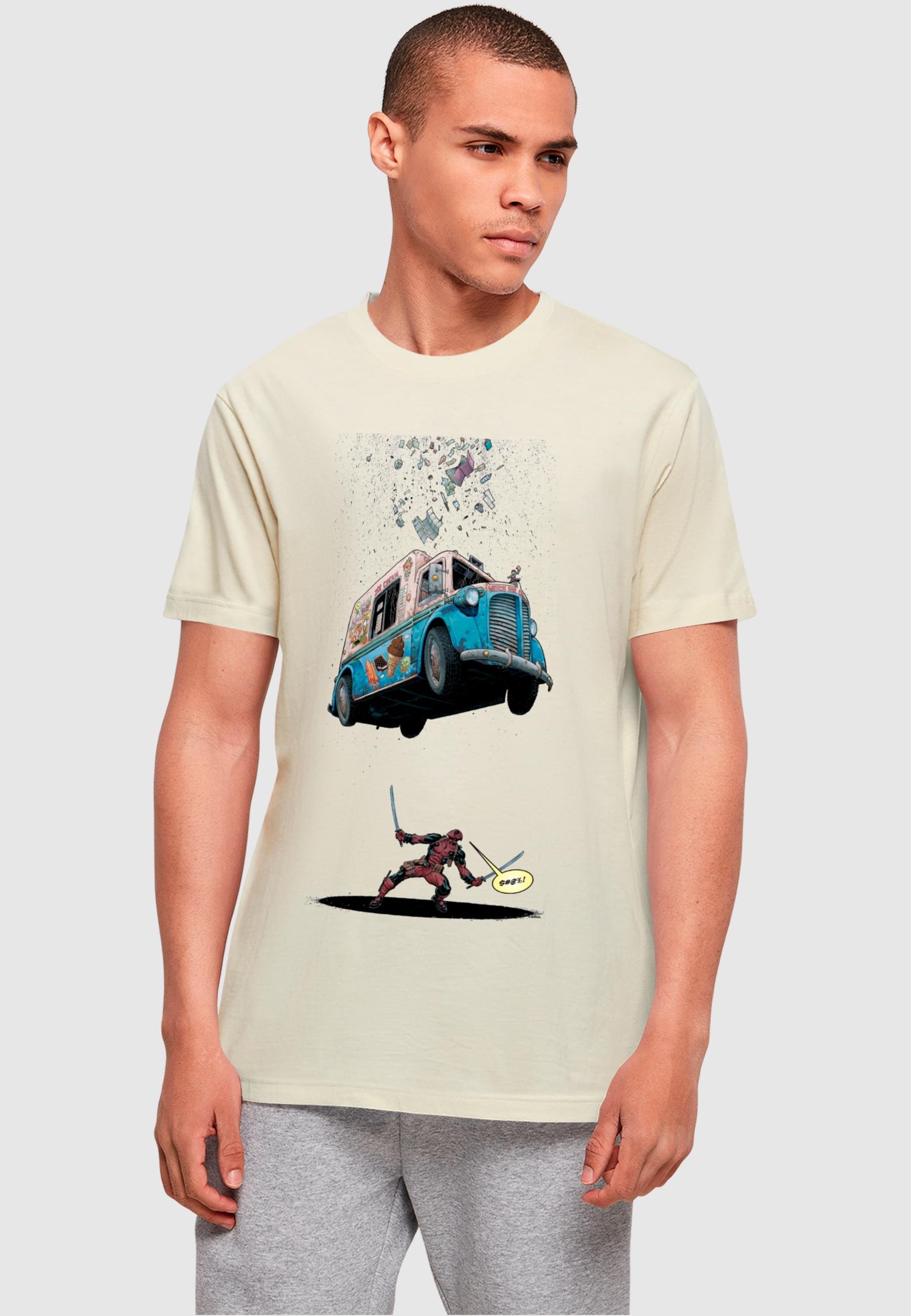 ABSOLUTE CULT T-Shirt "ABSOLUTE CULT Herren Deadpool - Ice Cream T-Shirt" günstig online kaufen