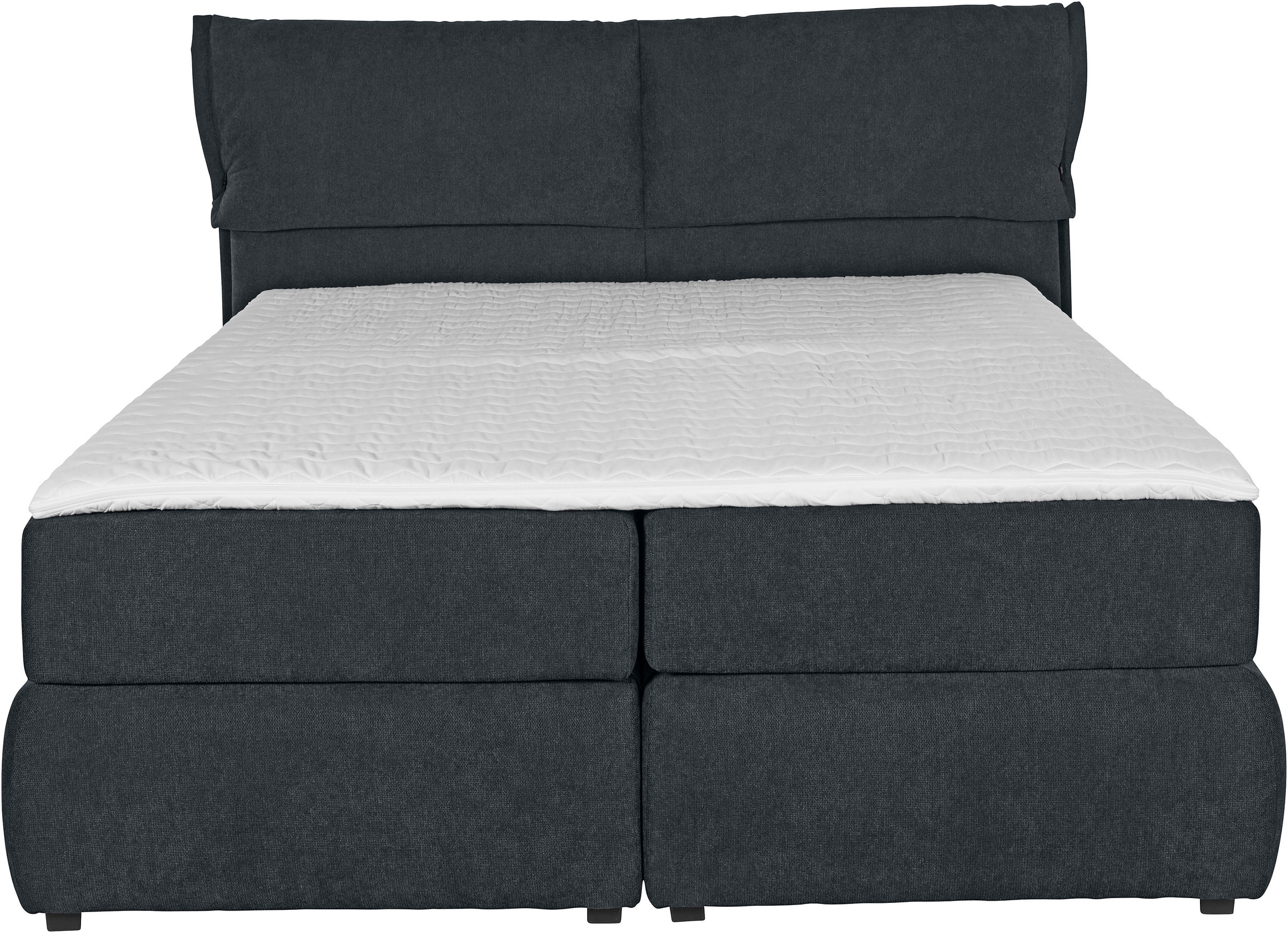 andas Boxspringbett »Jenson«, in 4 Farben, 4 Breiten, 3 Matratzenarten in 2 Härtegraden, Topper