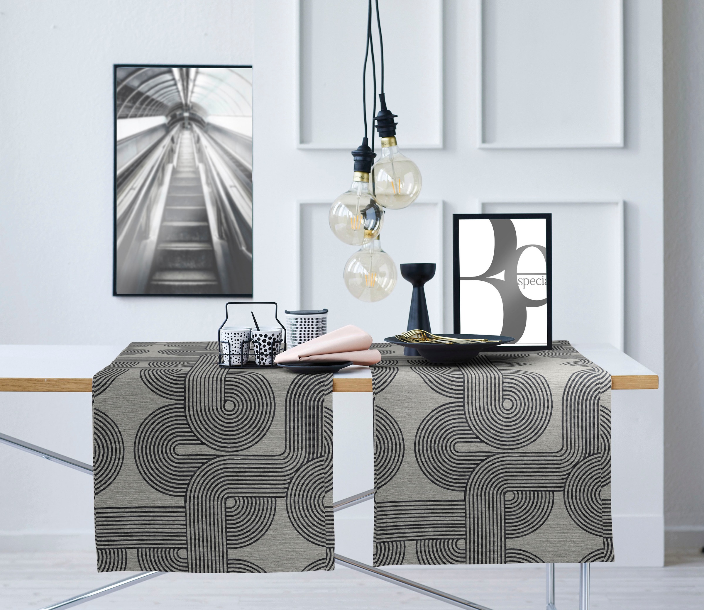 APELT Tischläufer "Nova, LOFT STYLE, Jacquard" günstig online kaufen