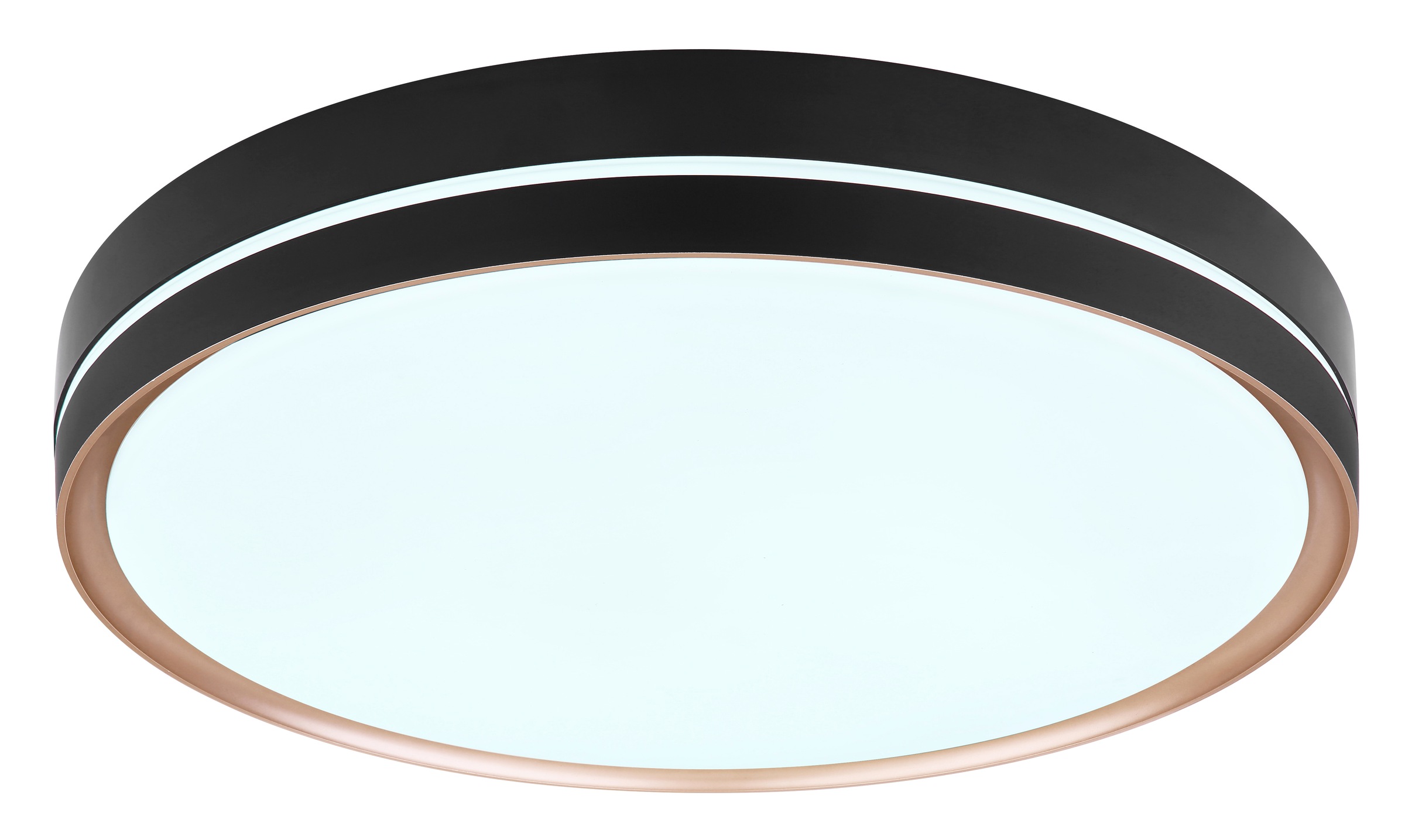 GLOBO LIGHTING Deckenleuchte »MANNI« LED-Modul 1 Stk. Deckenleuchte schwarz/bronze, LED dimmbar, Fernbedienung