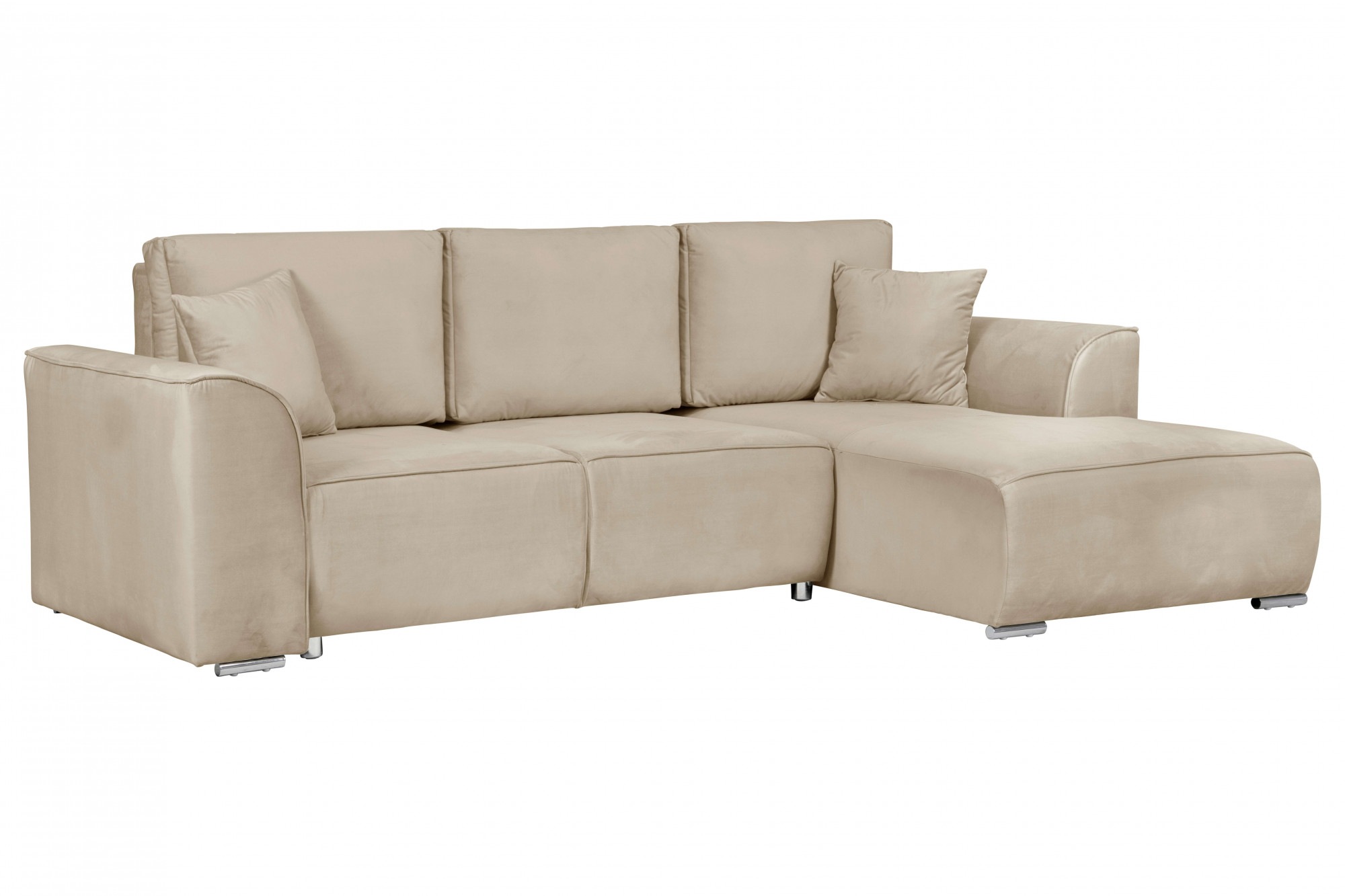 INOSIGN Ecksofa »BEATRICE optionale Schlafsofa mit Bettkasten, B/T/H: 265/170/86 cm«, L-Form, wahlweise auch mit Bettfunktion und Bettkasten
