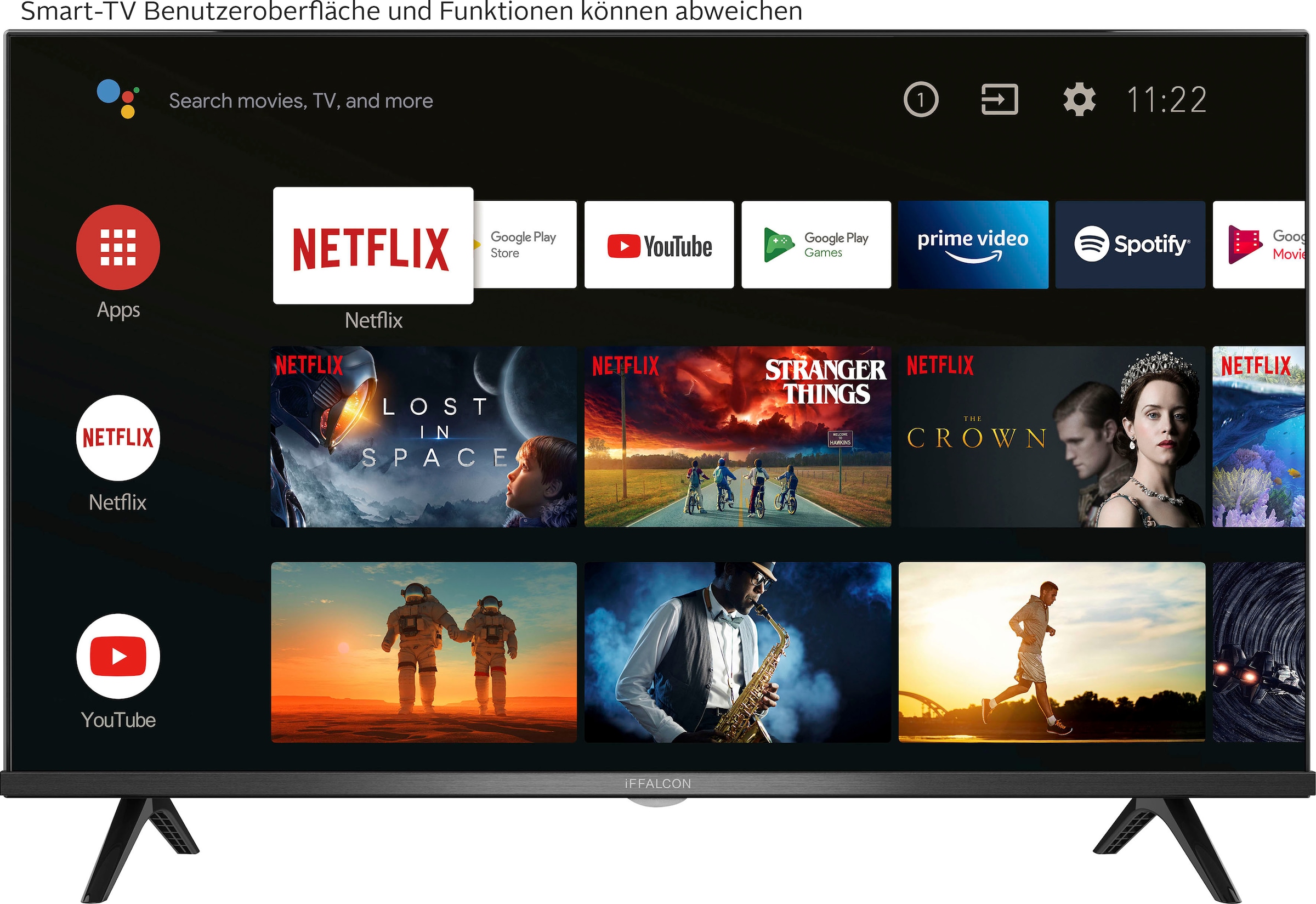 iFFALCON LCD-LED Fernseher »32F510X1«, HD ready, Android TV-Smart-TV