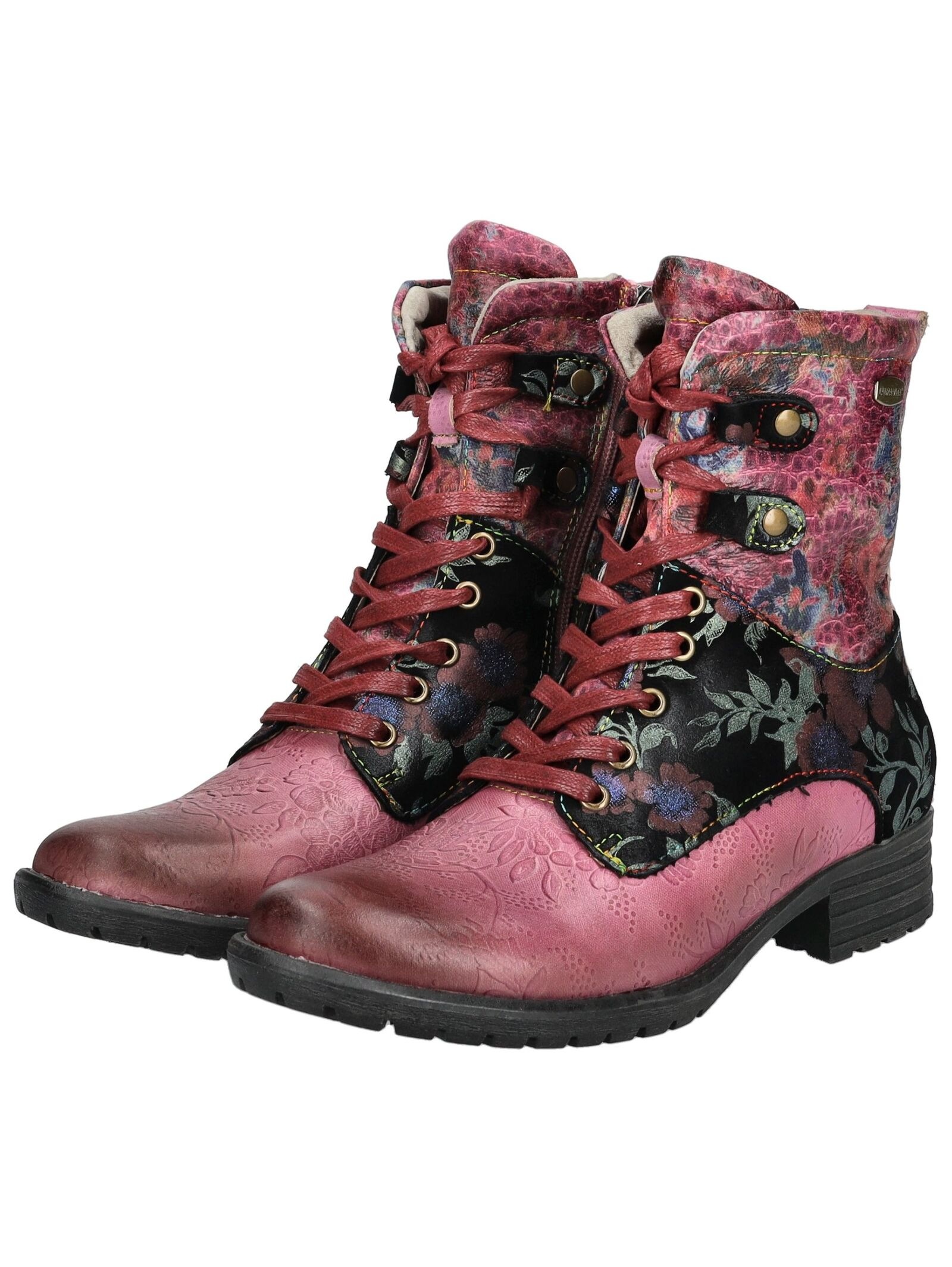 LAURA VITA Schnürstiefelette »LAURA VITA Stiefelette Leder/Textil«