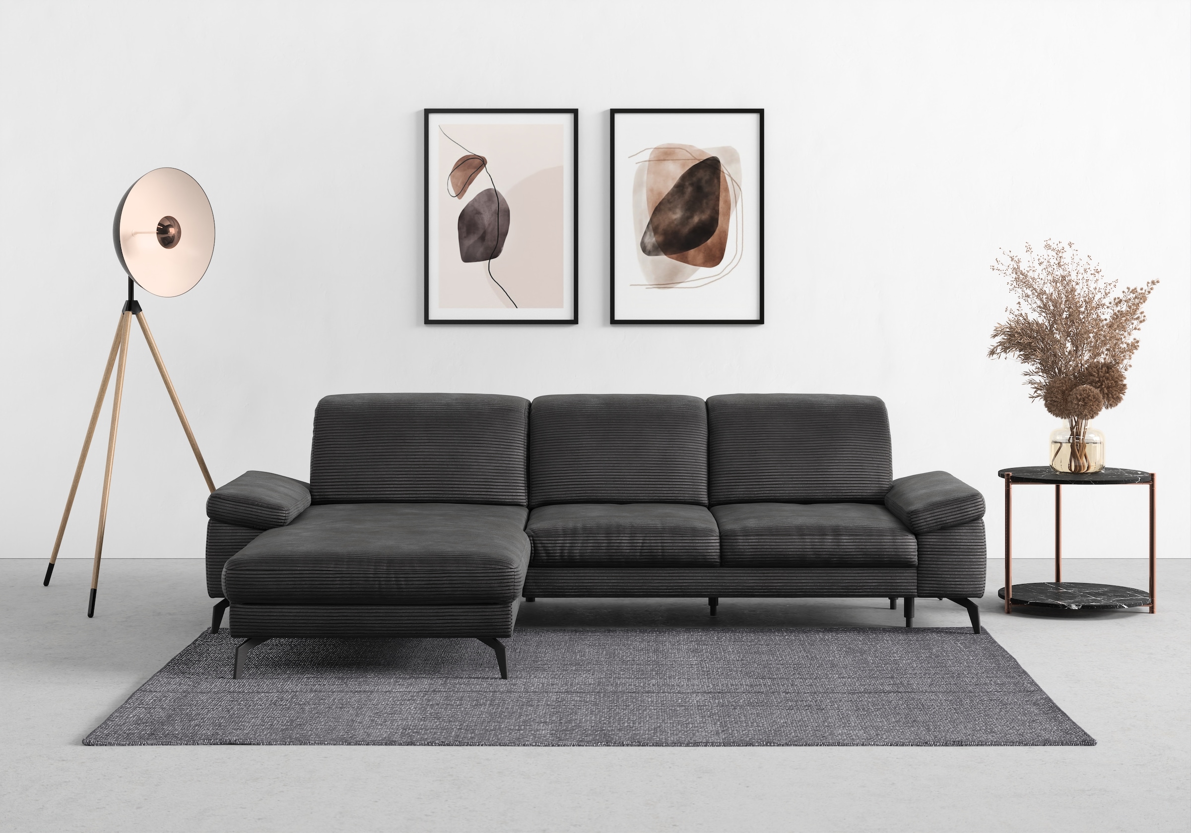 sit&more Ecksofa "Cabana L-Form", Recamiere, wahlweise mit Sitztiefen-, Arm günstig online kaufen