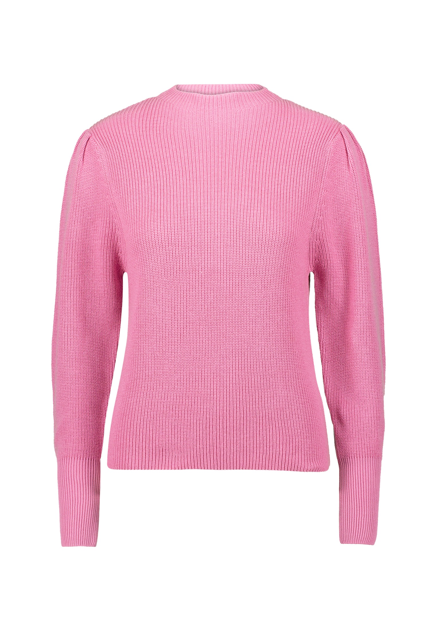 Zero Strickpullover "Damen mit Ballonärmeln" 1 tlg. Plain/ohne Details günstig online kaufen