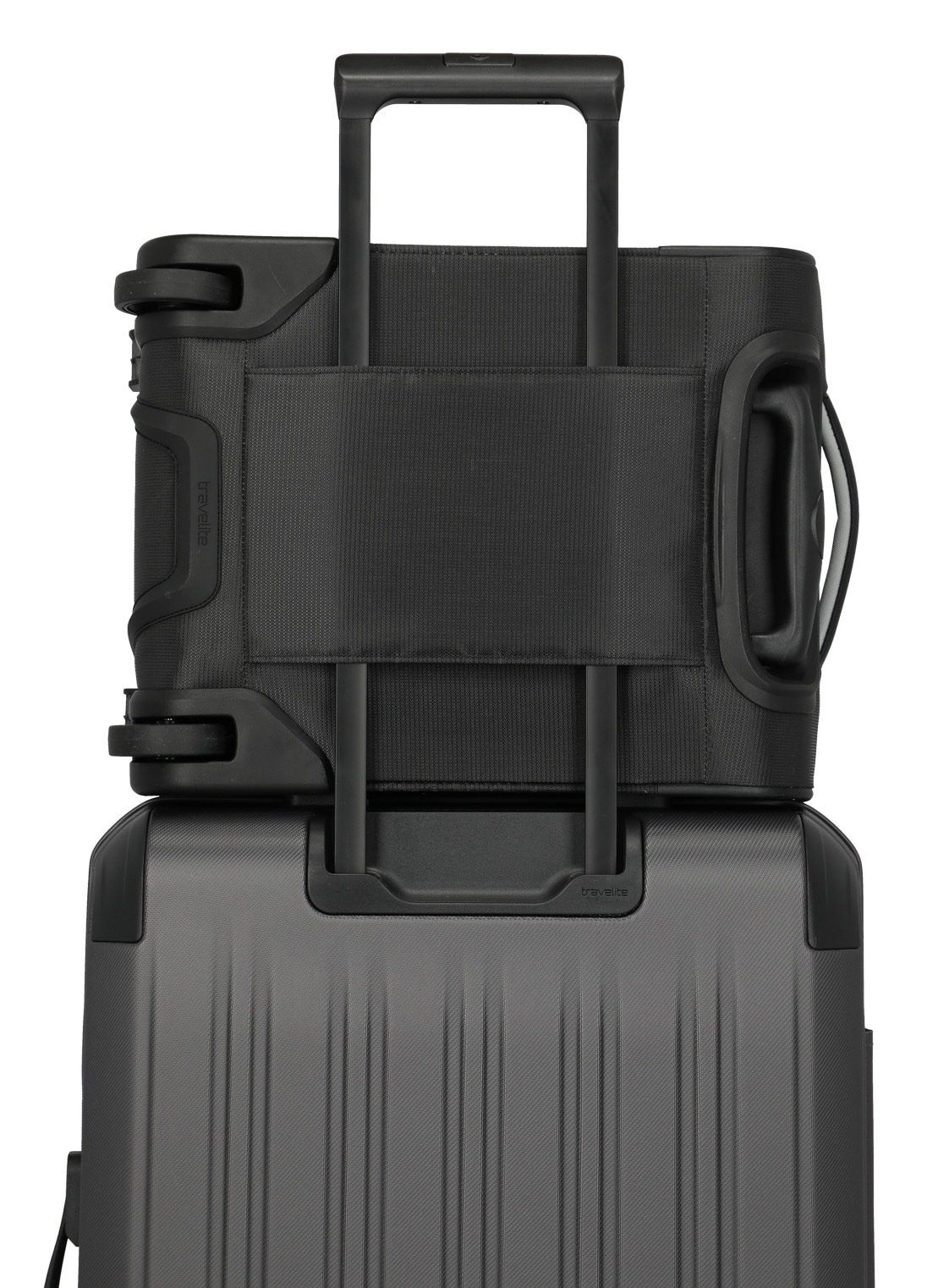 travelite Handgepäck-Trolley »JETPACK Easy 2 Cabin, konzipiert für EasyJet, Vueling & Wizz«, 4 Rollen, Weichgepäck-Koffer Handgepäck für die meisten gängigen Airlines