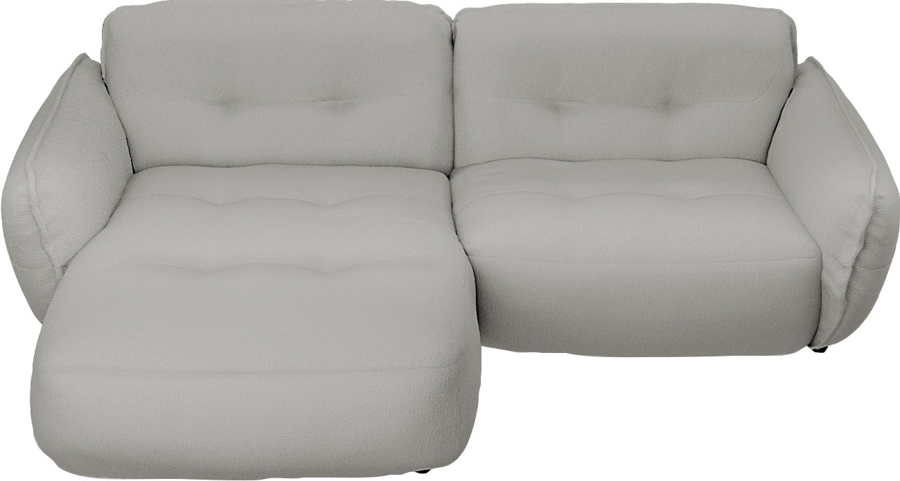 BETYPE Ecksofa »Be Fluffy«, Softes Sitzgefühl, moderne Kedernaht, hochwertiger Bezug