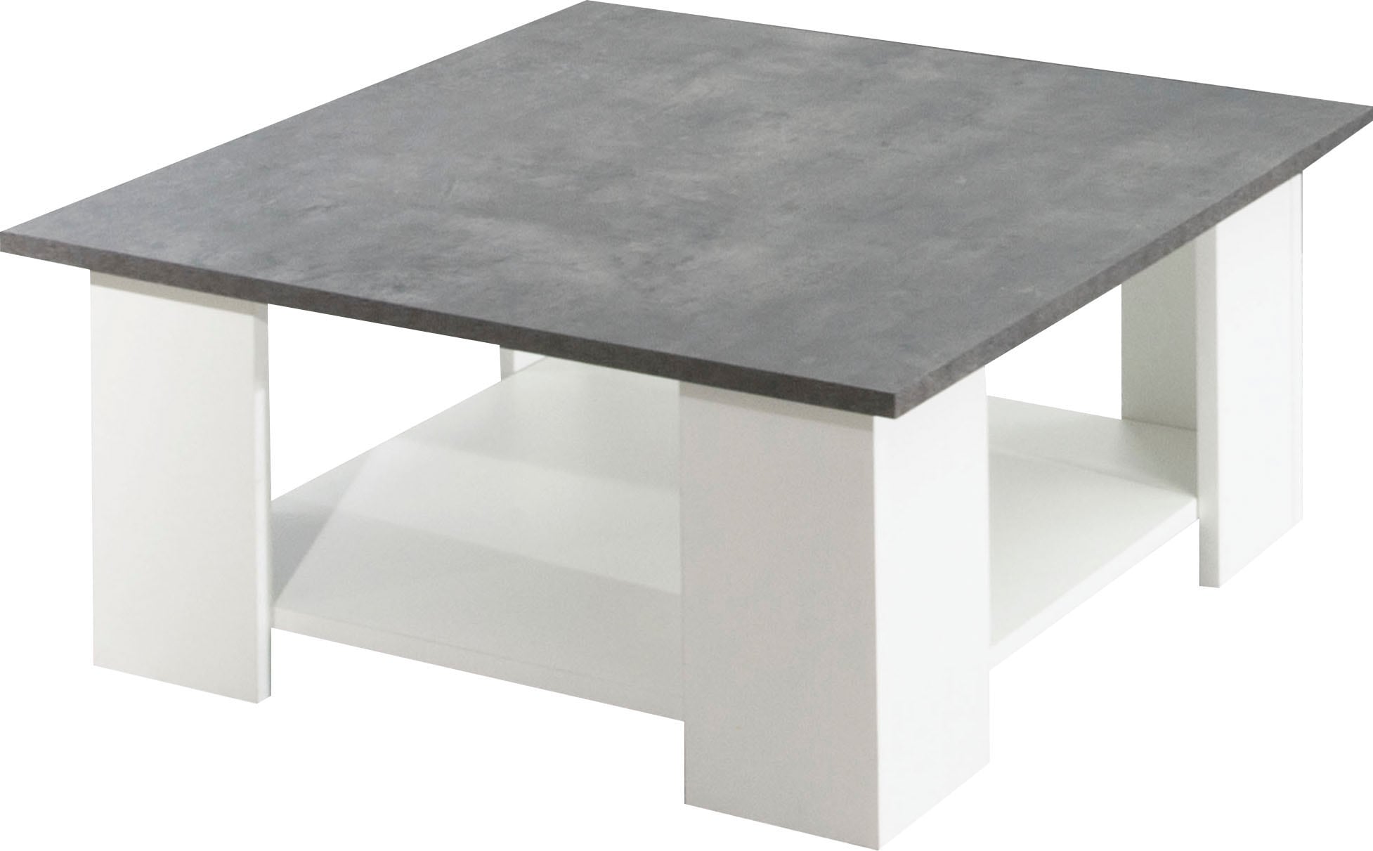 TemaHome Couchtisch "SQUARE", quadratischer Couchtisch