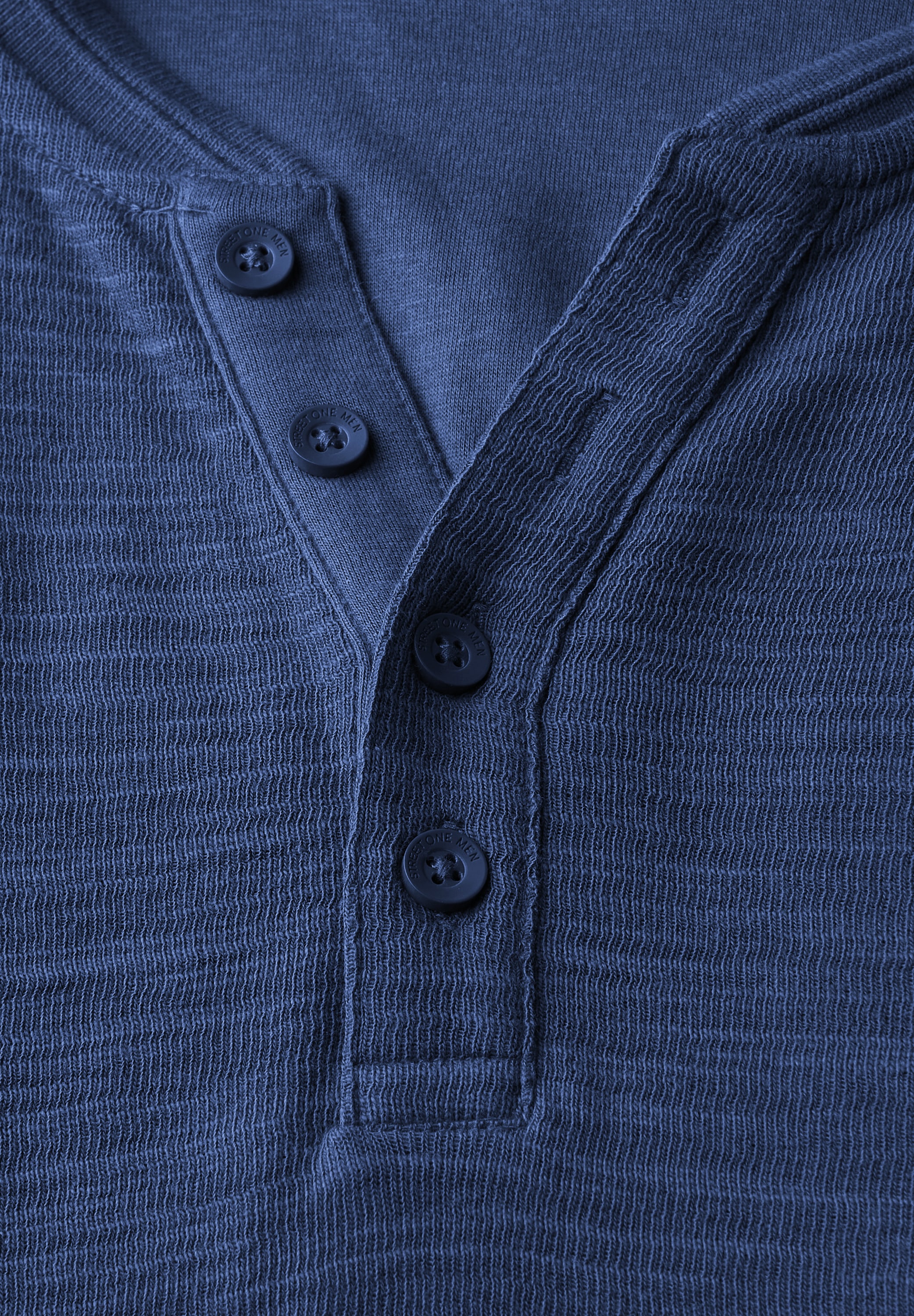 STREET ONE MEN Langarmshirt, im soften Baumwoll-Mix
