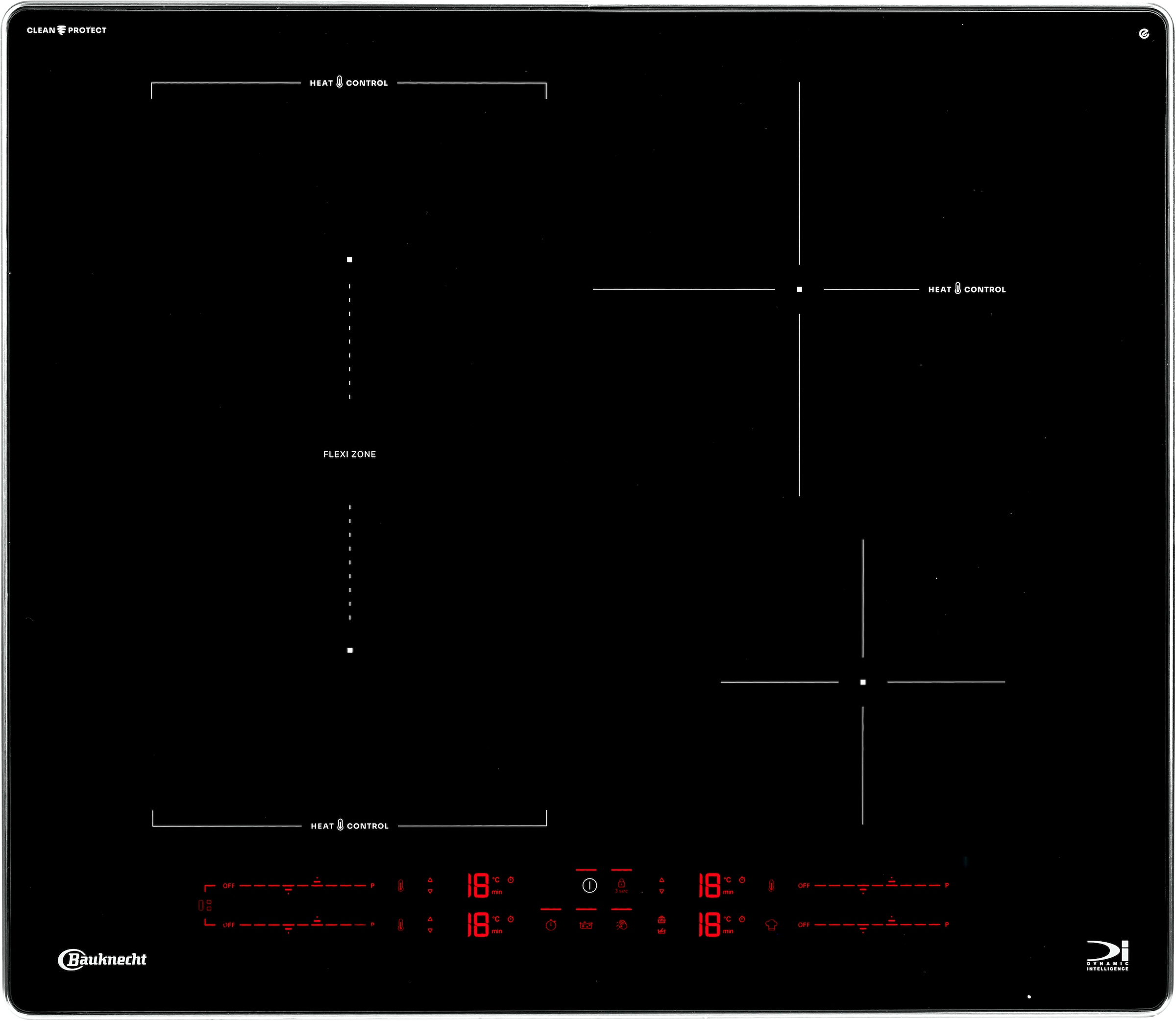 BAUKNECHT Induktions-Kochfeld "BTX6014DCA" HeatControl - präzise Steuerung günstig online kaufen
