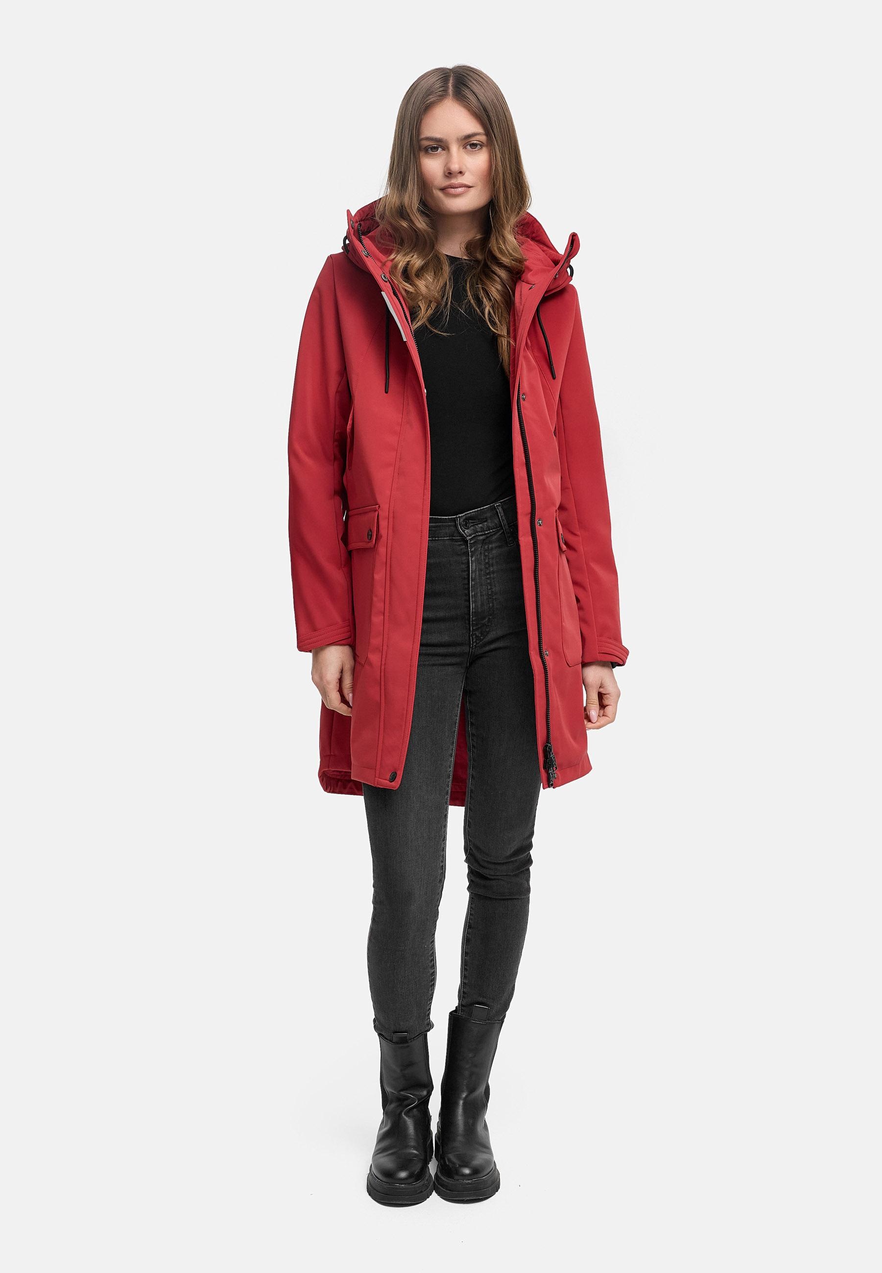 Navahoo Kurzmantel »Morgennebel 14« Leichter Softshellmantel für den Übergang