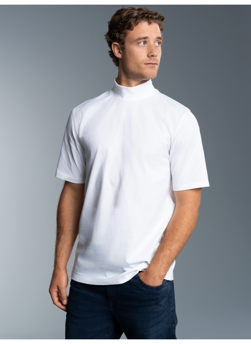 Trigema T-Shirt "TRIGEMA T-Shirt mit Stehkragen" 1 Stk. tlg. günstig online kaufen