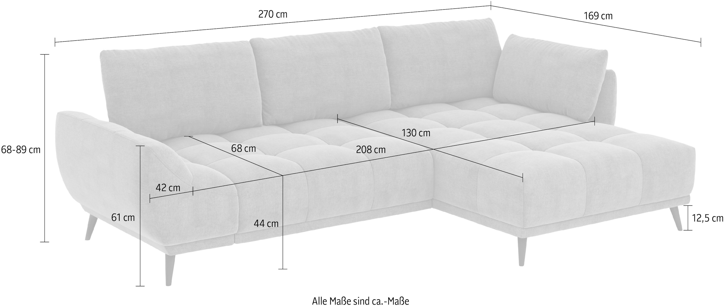 mit COTTA Ecksofa, wahlweise BAUR | Bettfunktion