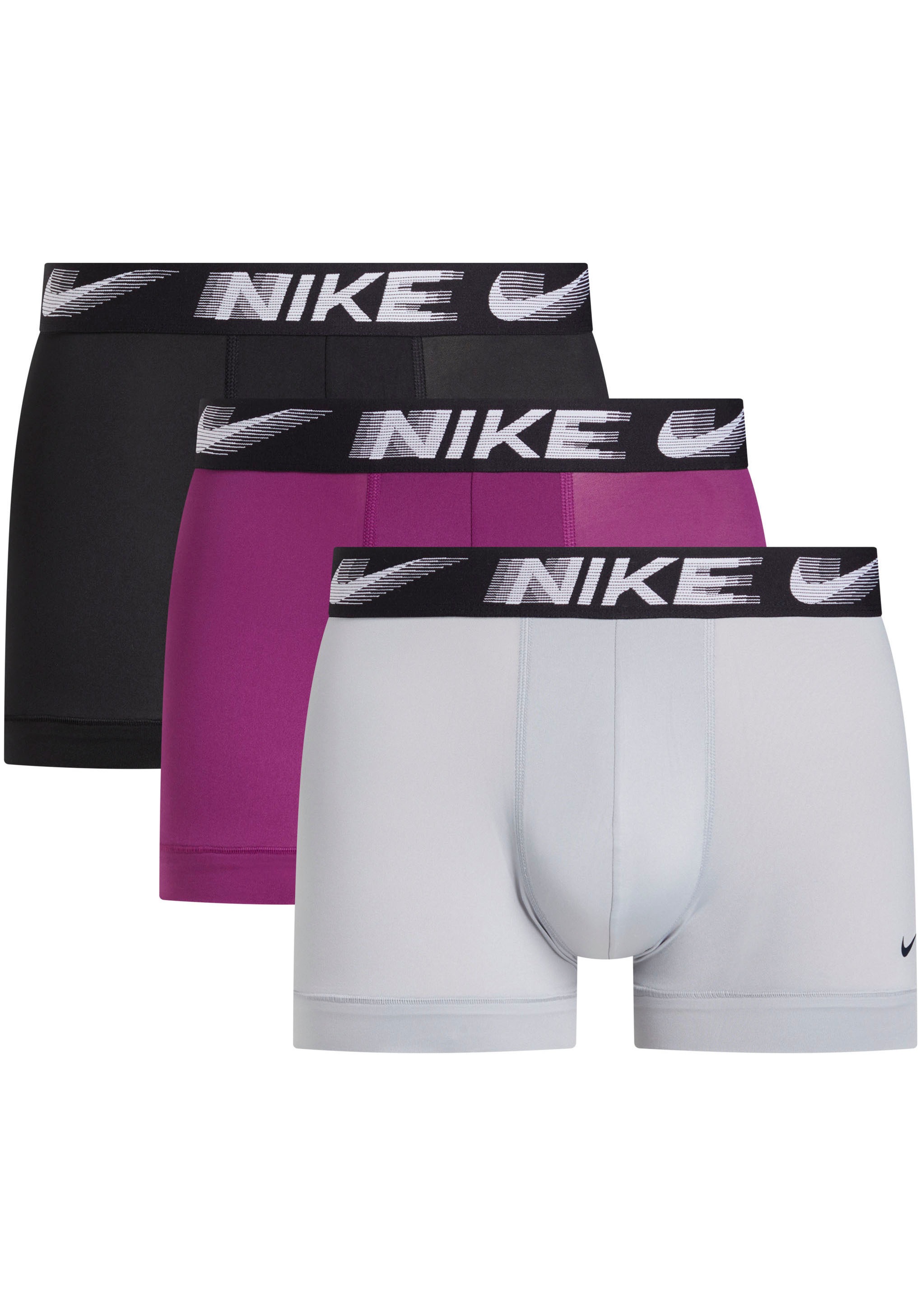 NIKE Underwear Trunk, (Packung, 3 St.), mit kontrastfarbenem Logoschriftzug