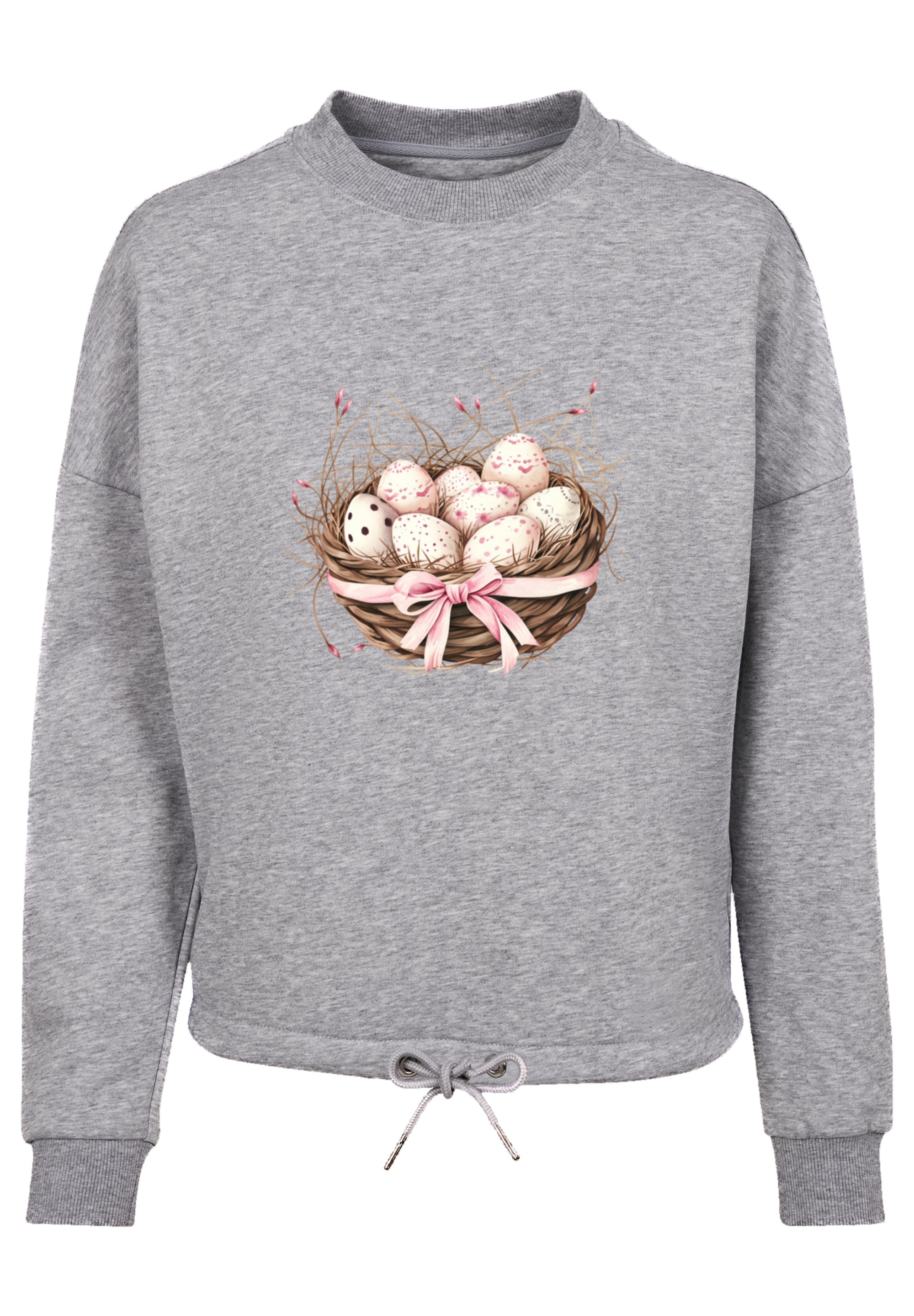 F4NT4STIC Sweatshirt »Osterei Nest Korb Dekor«, Premium Qualität