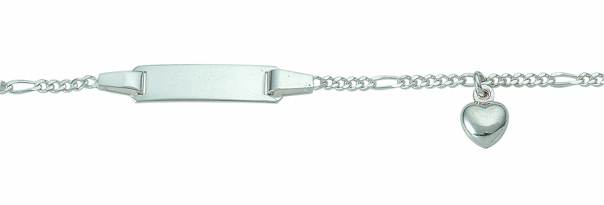ADELIA ́S Damen ID Armband "14 cm ID - Armband 925 Silber", 14cm, Silber 925 (Sterlingsilber), silber, Silber 925 (Sterlingsilber), Armbänder,