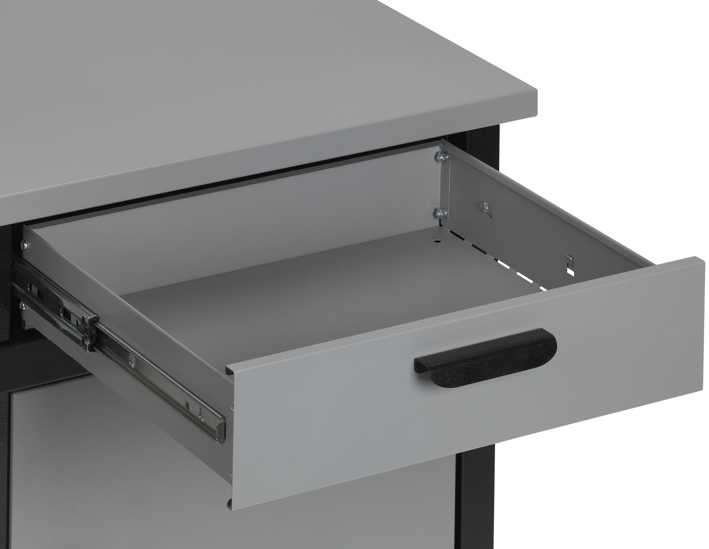 Profiwerk Werkbank »Werkstattset Hamburg«, (Set, 3 tlg.), Breite 160 cm, abschließbar, höhenverstellbar, Hängeschrank & Lochwand