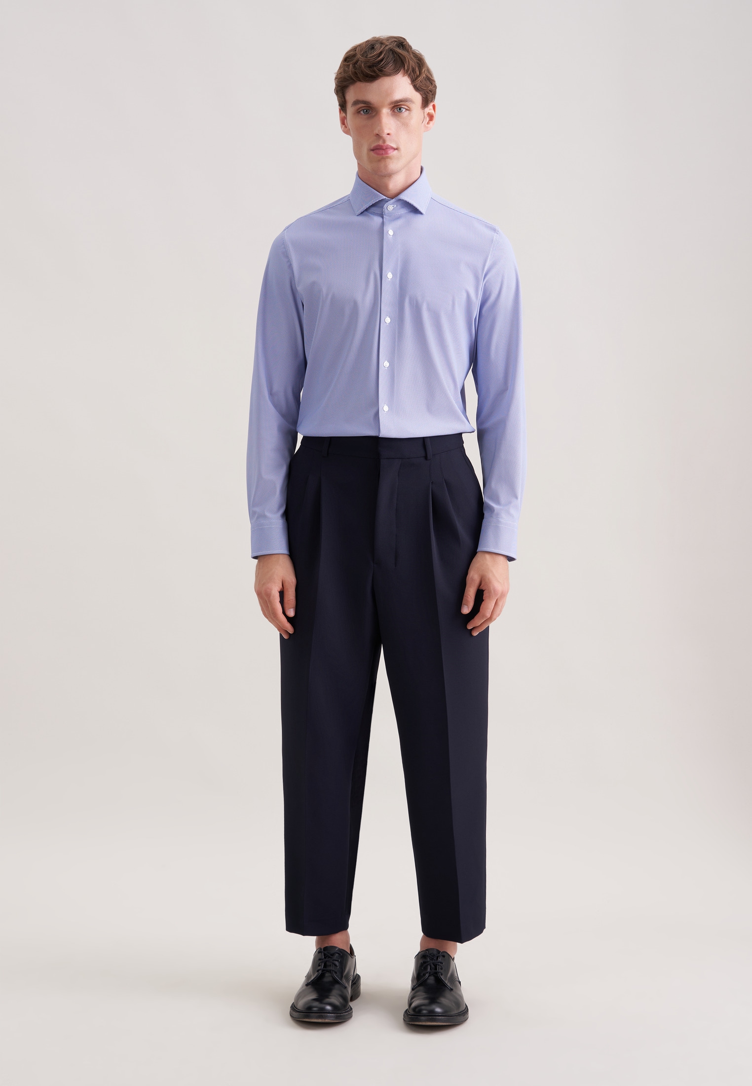 seidensticker Businesshemd »Schwarze Rose« X-Slim 1/1 Kentkragen Druck