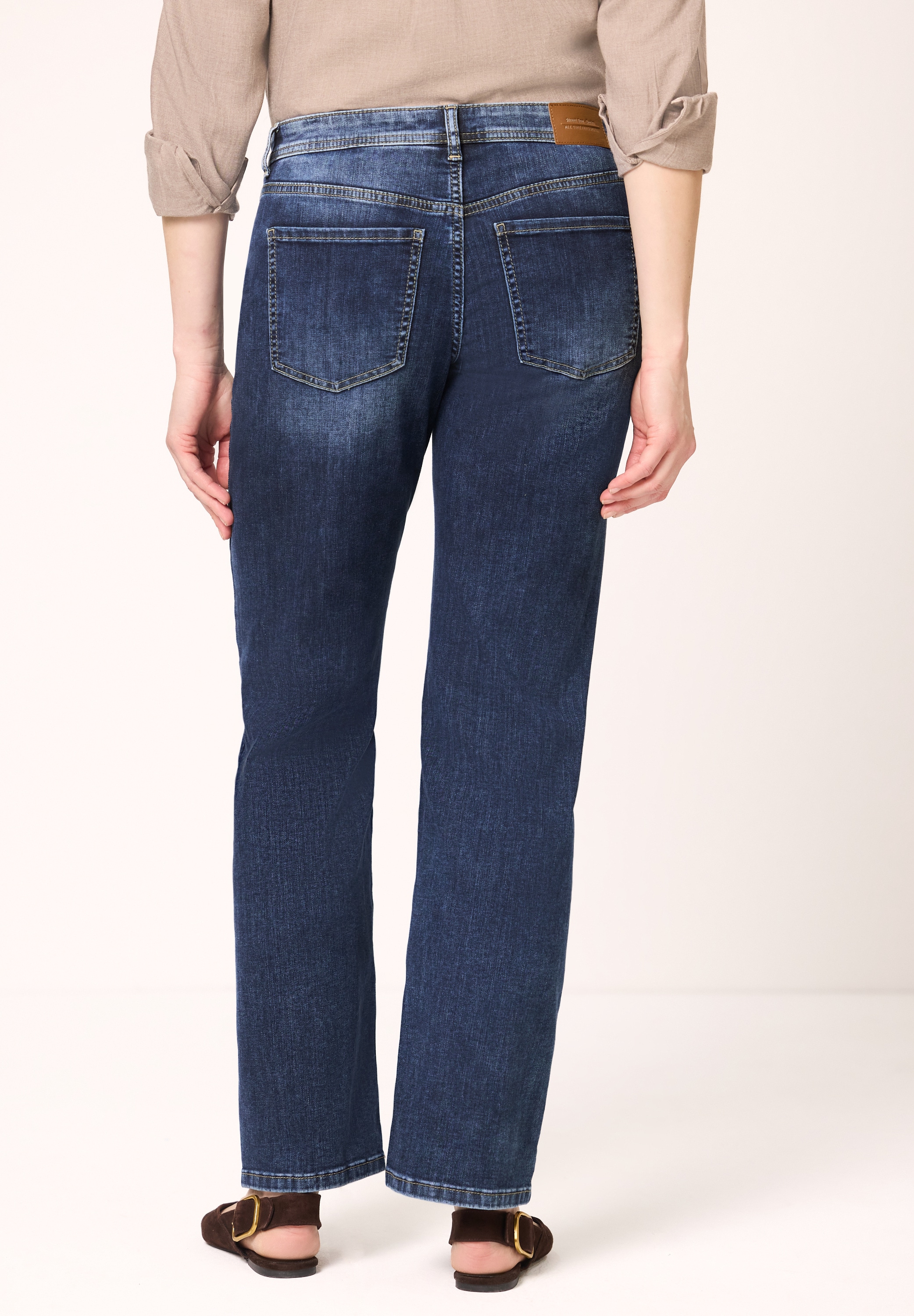 STREET ONE Comfort-fit-Jeans Middle Waist