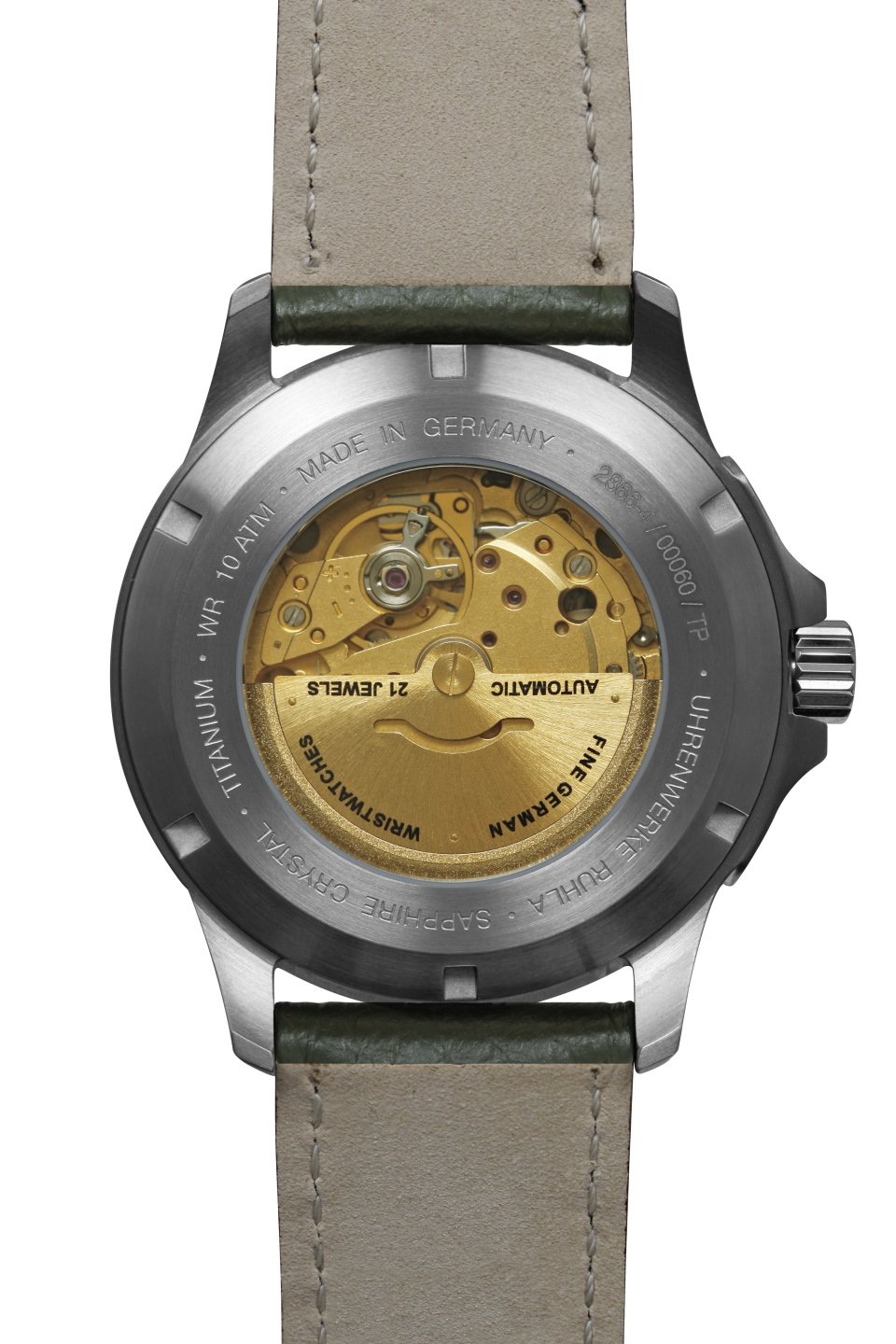 bauhaus Automatikuhr »bauhaus aviation«, Armbanduhr, Herrenuhr, Datum, Titan, Saphirglas, Made in Germany