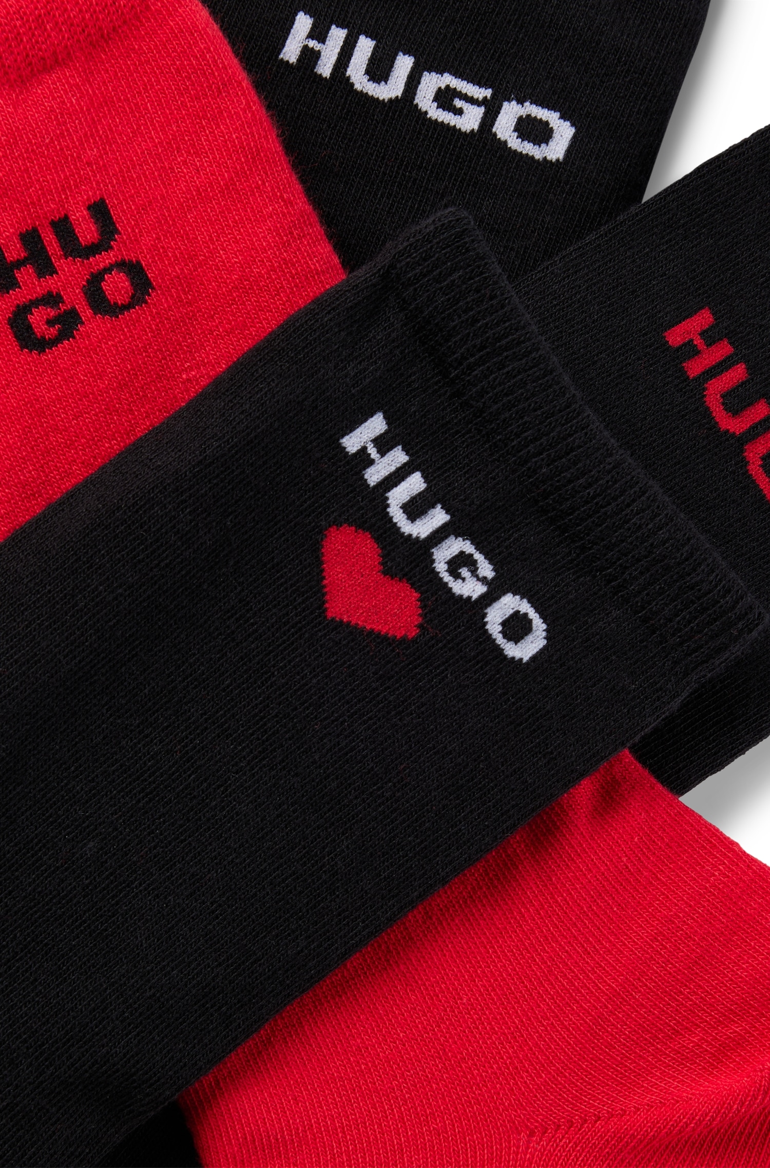 (Packung, | Logodetails kontrastfarbenen HUGO CC RS GIFTSET ▷ W«, 4 Socken BAUR Pack), 4er Paar, »4P für mit