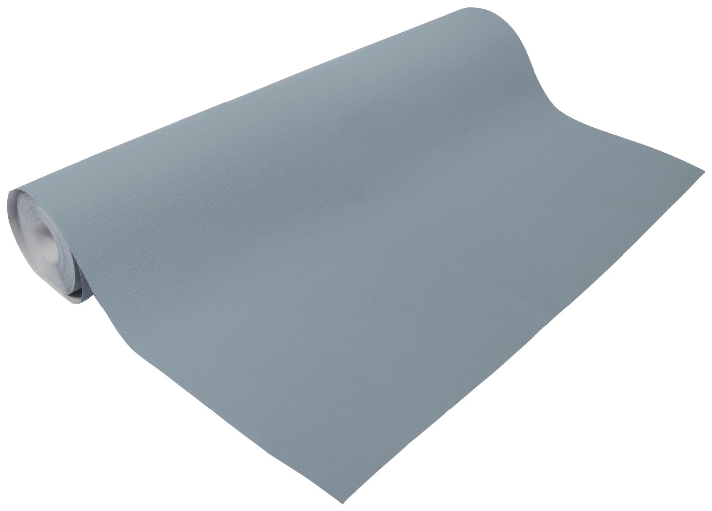 WOW Vliestapete, uni, Uni - Blau - 10m x 52cm