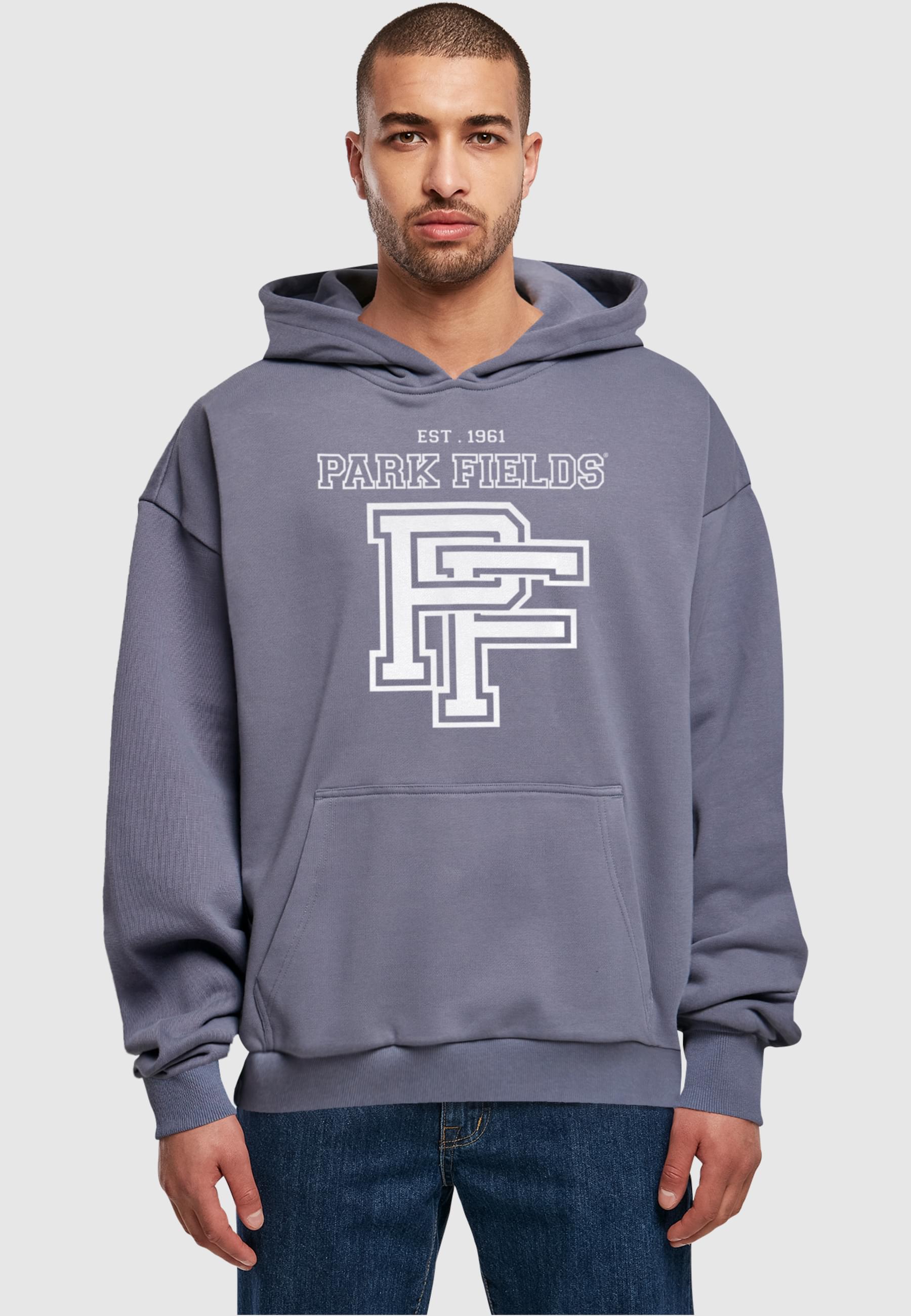 Thumbnail - Merchcode Kapuzensweatshirt "Merchcode Herren Park Fields - Icon Ultra Heavy Hoody", (1 tlg.)