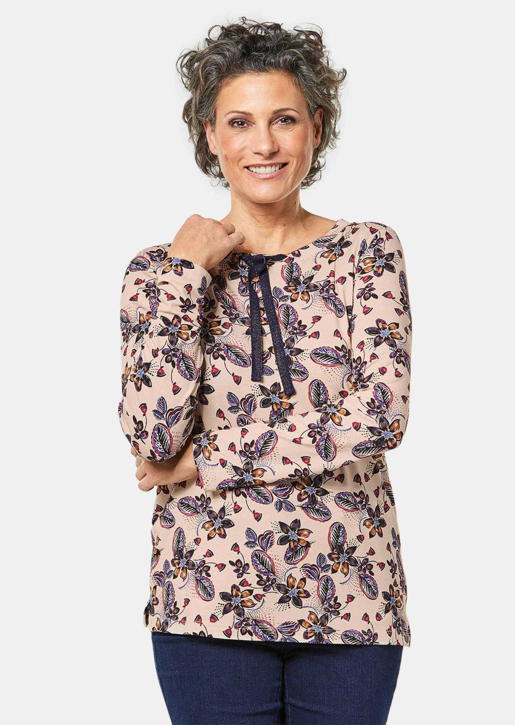 GOLDNER Print-Shirt »Shirt Kurzgröße - Attraktives Druckshirt in einzigartigem Look«