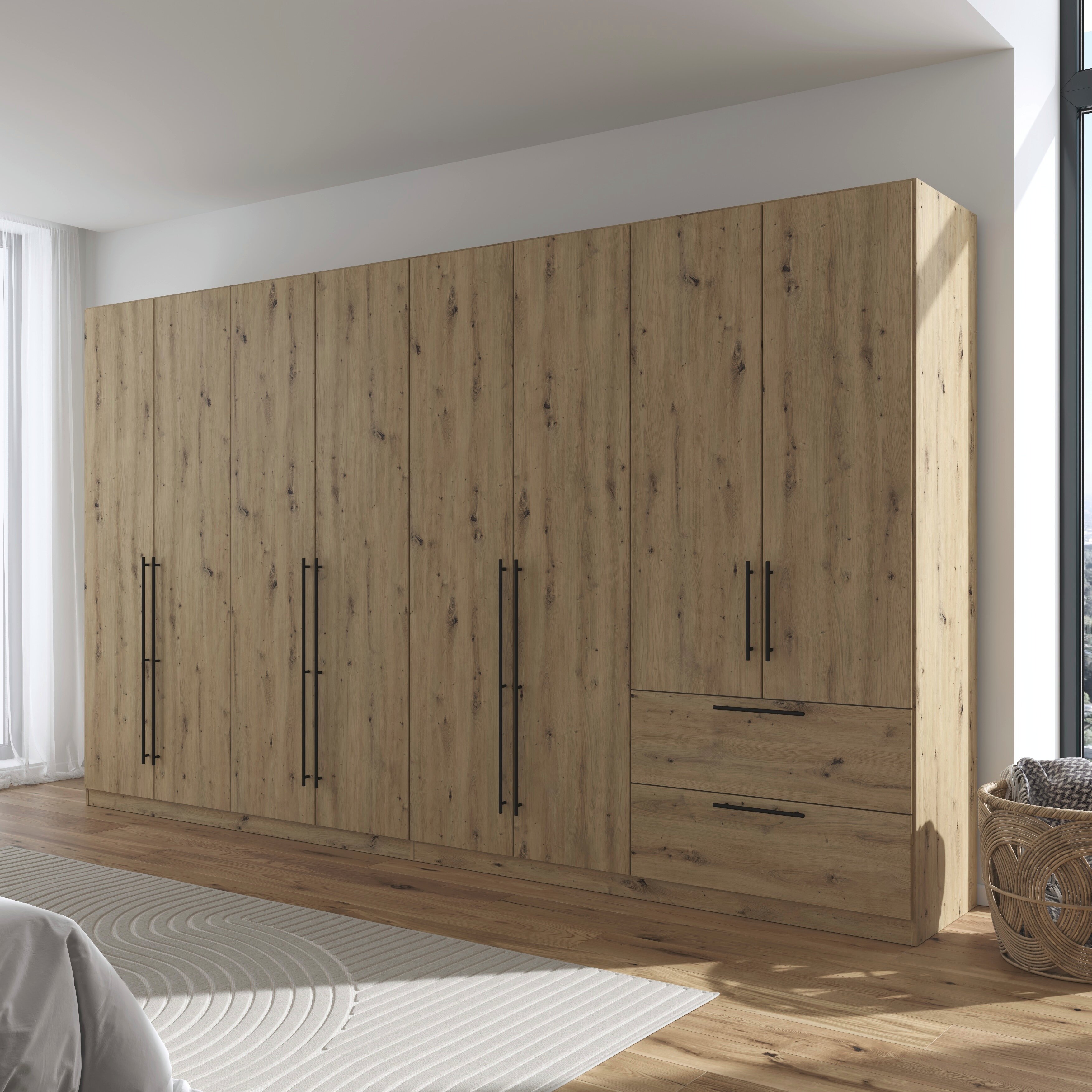 Thumbnail - rauch Kleiderschrank "Drehtürenschrank Schrank Garderobe Wäscheschrank Schlafzimmer AVOLA" in 3 verschiedenen Ausstattun...