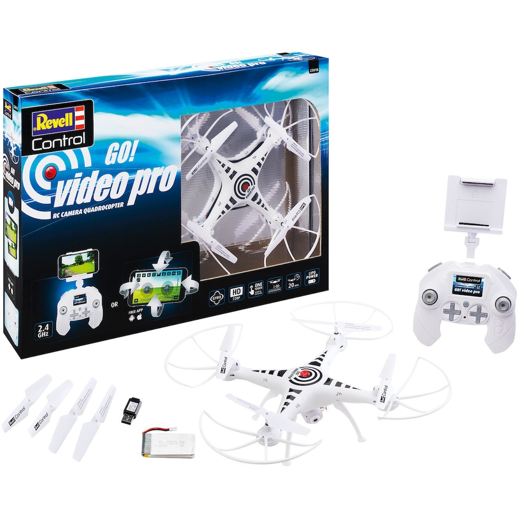 Revell® RC-Quadrocopter »Revell® control, RC Kamera Quadcopter Go! Video Pro«