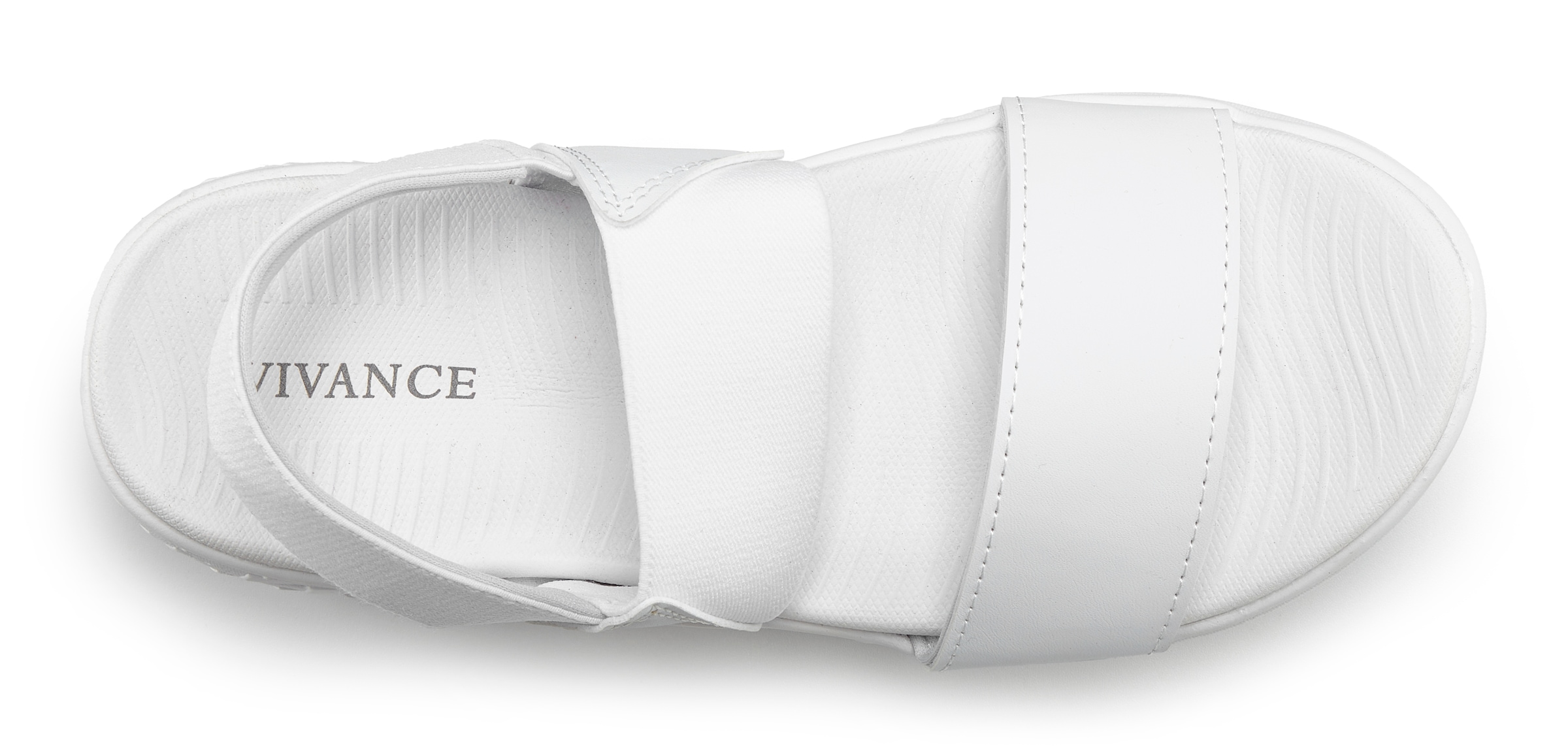 Vivance Sandale »Sommerschuh«, Sandalette, Sommerschuh mit leichter Sohle & elastischen Riemen VEGAN