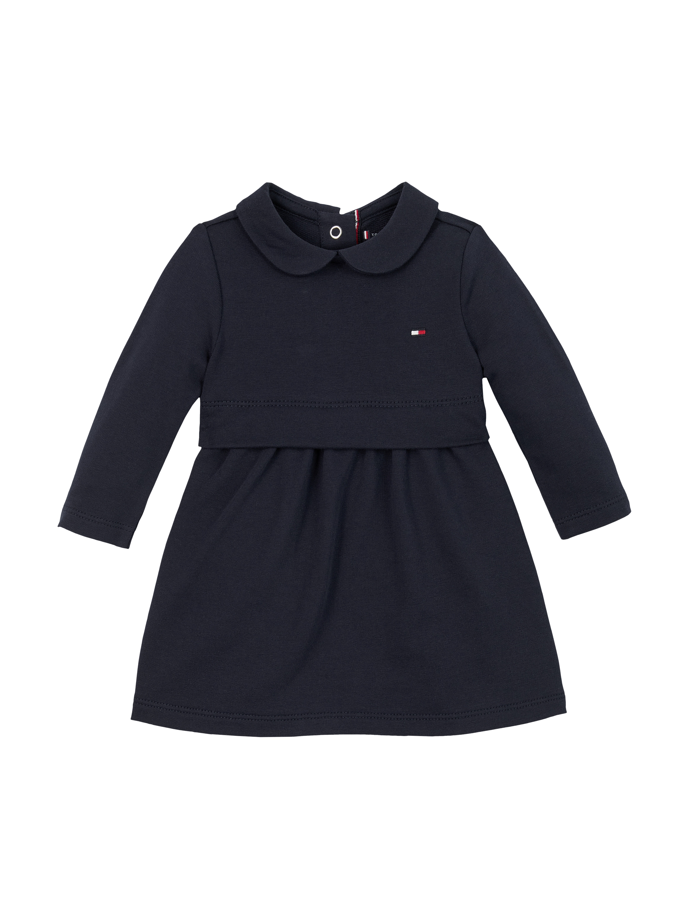 Tommy Hilfiger Jerseykleid »ESSENTIAL DRESS LS«, mit Logostickerei