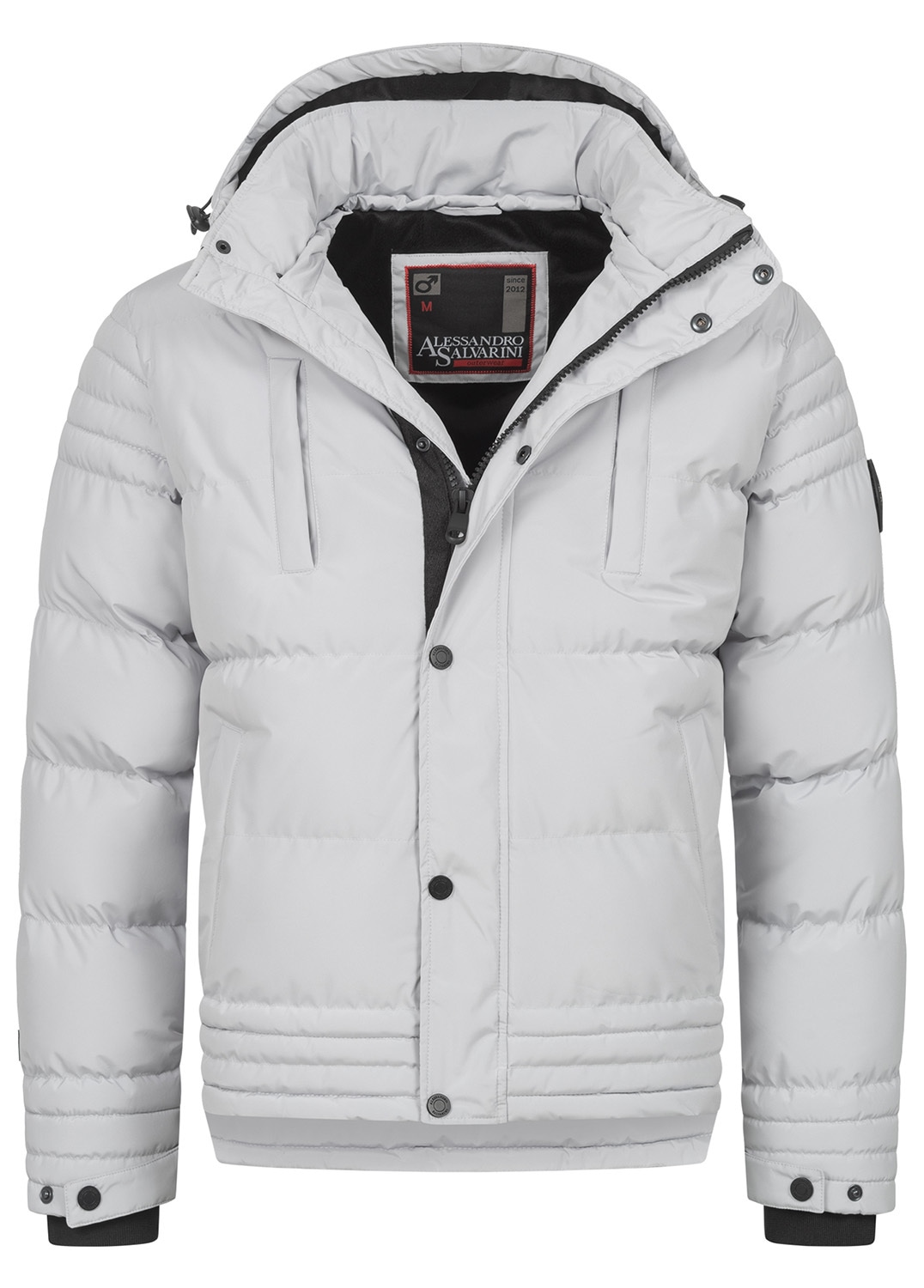 Alessandro Salvarini Winterjacke »ASFabiano«, mit warmem Teddyfell und abnehmbarer Kapuze