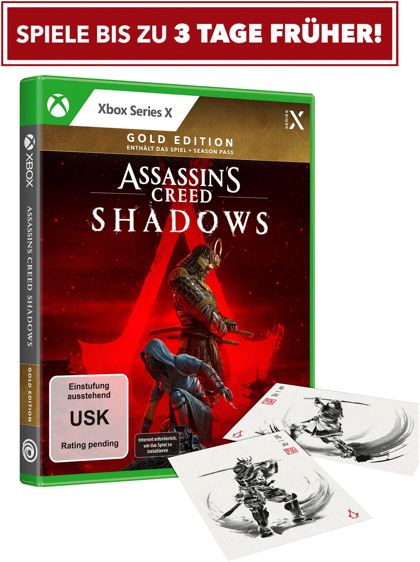 UBISOFT Spielesoftware »Assassin's Creed Shadows Gold Edition«, Xbox Series X