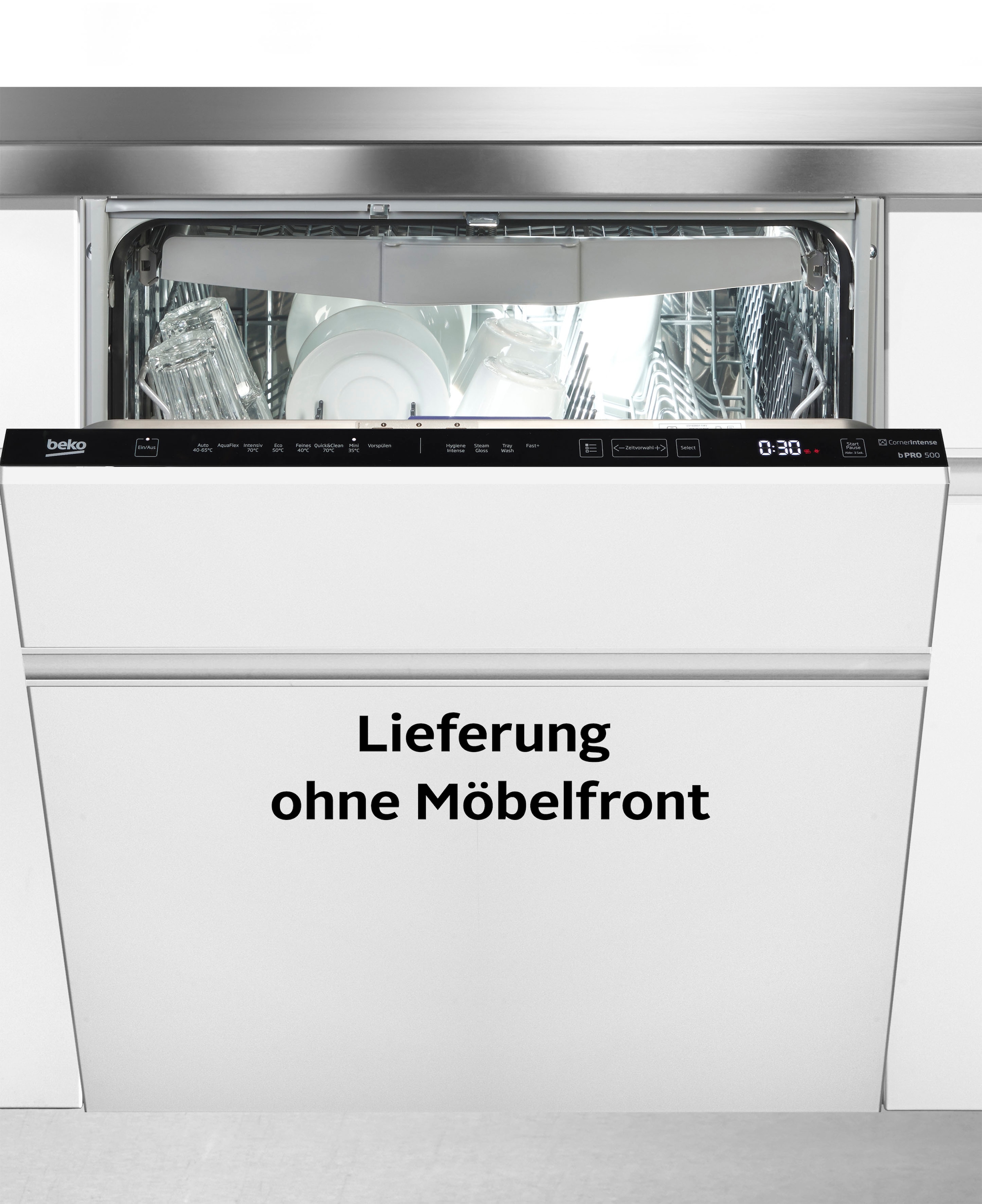 BEKO vollintegrierbarer Geschirrspüler "BDIN38561C", 14 Maßgedecke, SelfDry