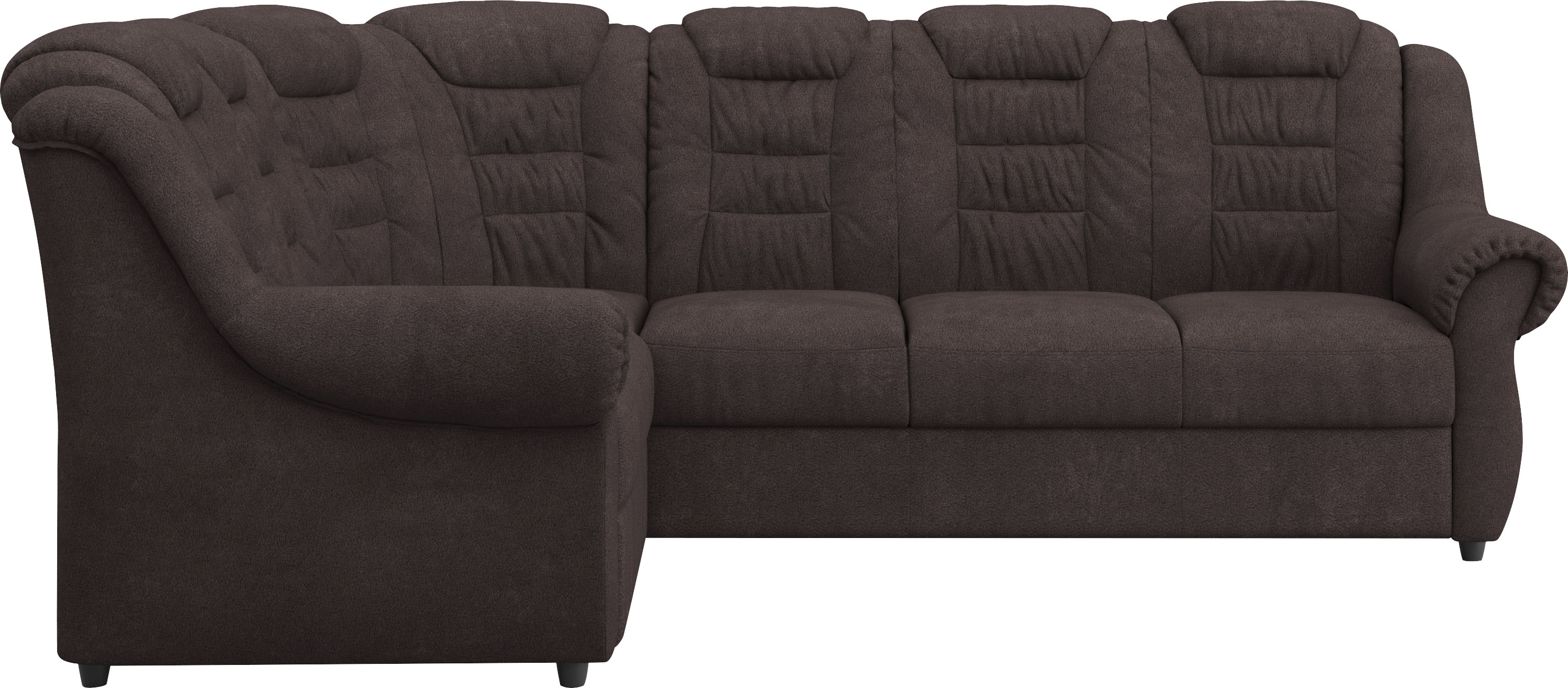 OTTO home Ecksofa "Boston L-Form" mit hoher Rückenlehne, wahlweise mit Schlaffunktion & Stauraum
