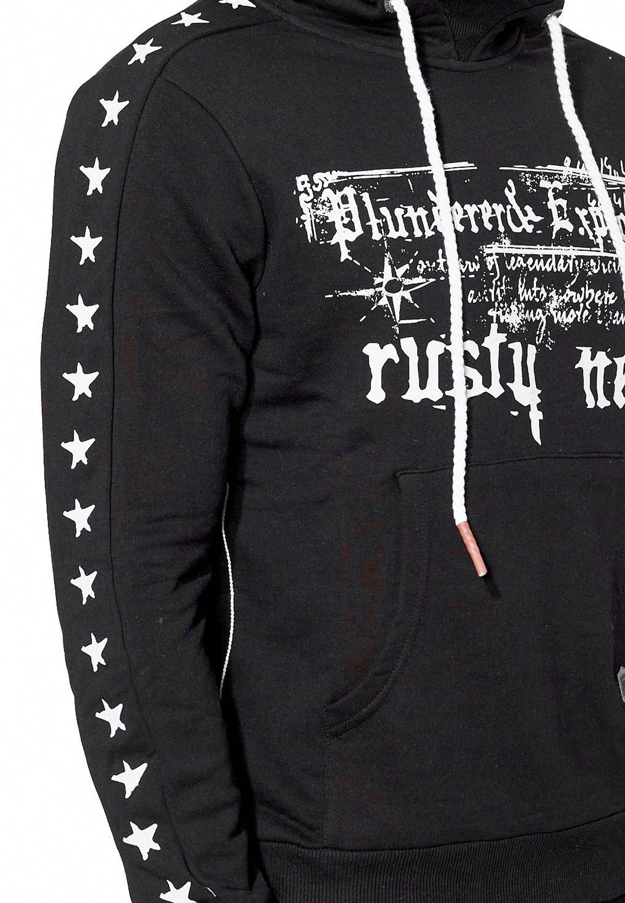 Rusty Neal Kapuzensweatshirt, mit plakativem Frontprint