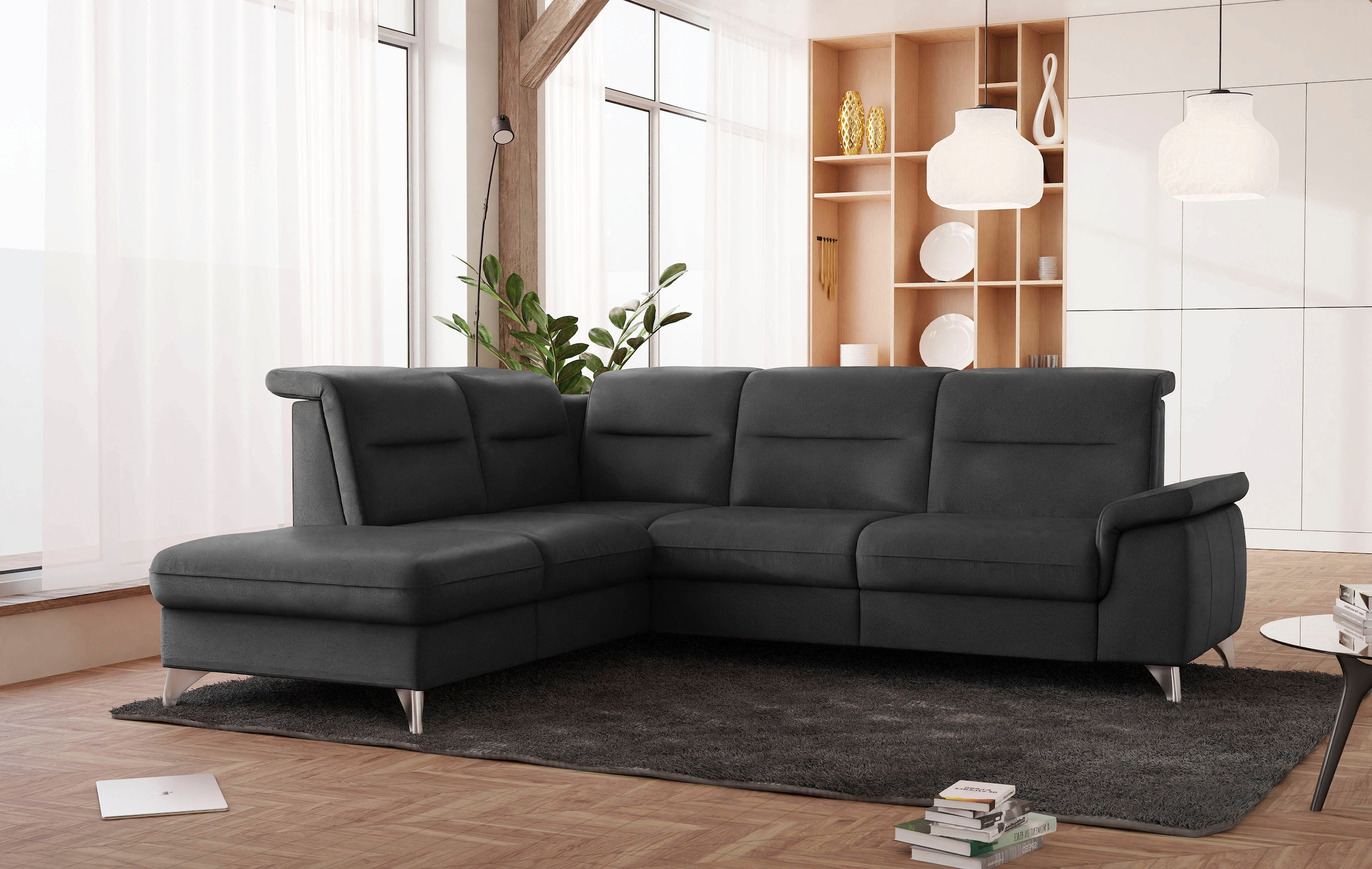 sit&more Ecksofa "Astoria L-Form", wahlweise mit motorischer Relaxfunktion günstig online kaufen