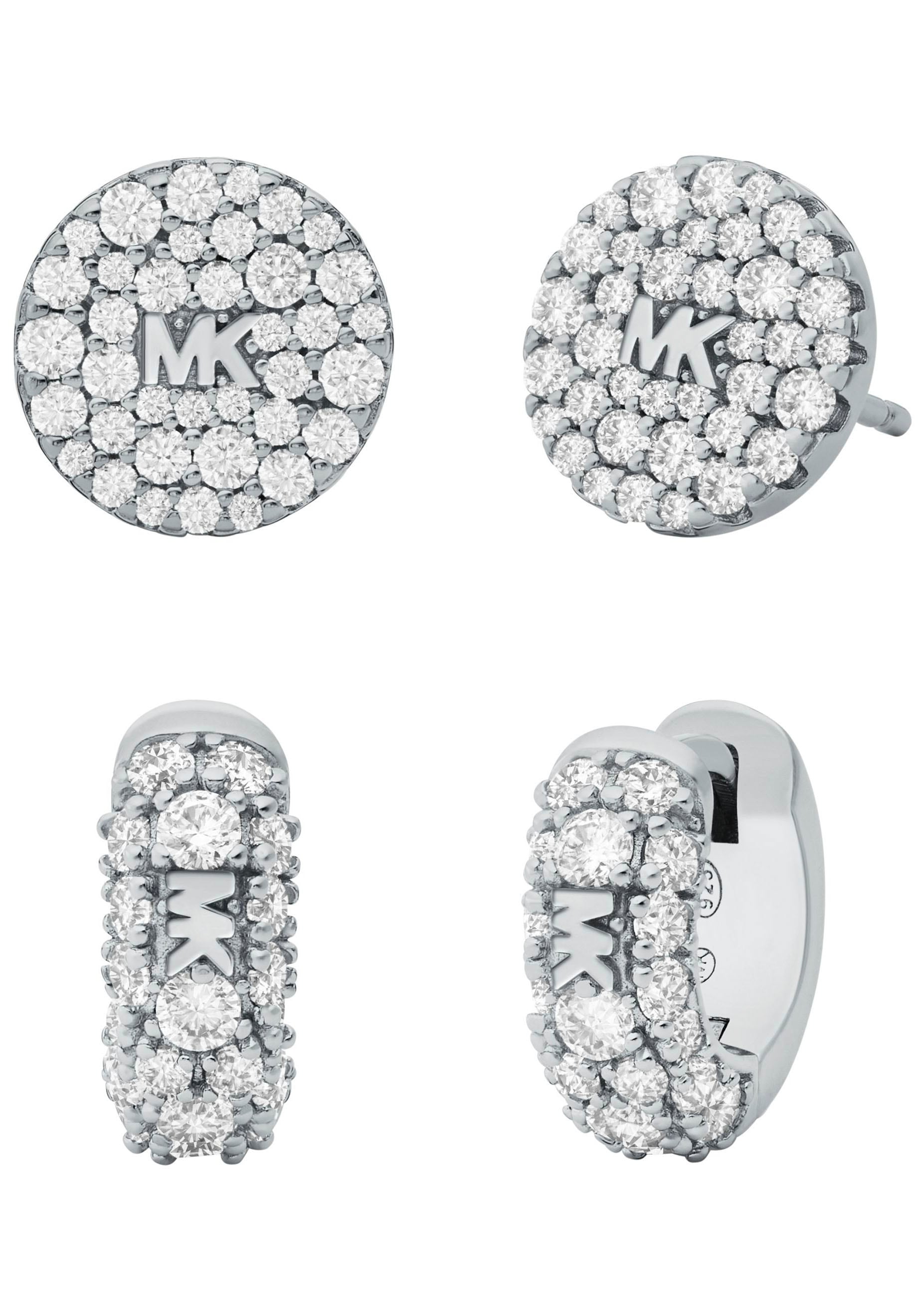 MICHAEL KORS Ohrring und Ketten Set »PREMIUM, LOCKET, MKC1700SET«, (Set, 5 tlg.), mit Zirkonia (synth.)