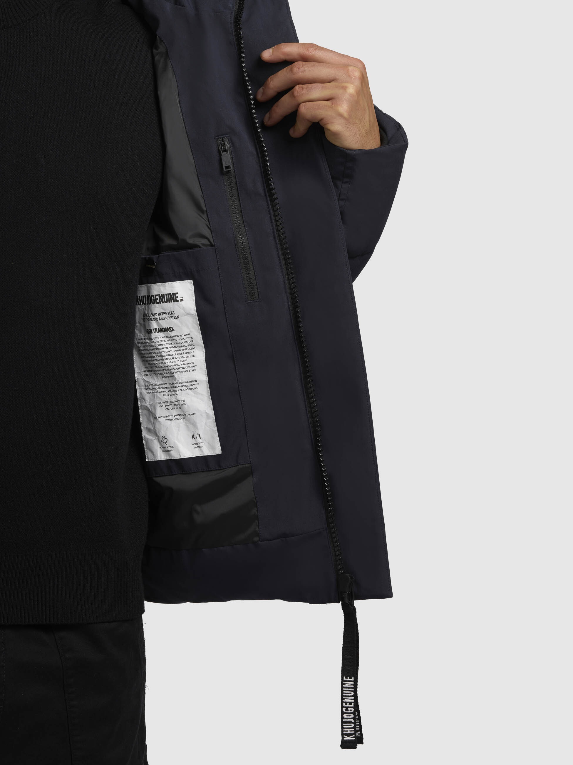 khujo Steppjacke »BARD«, mit Kapuze