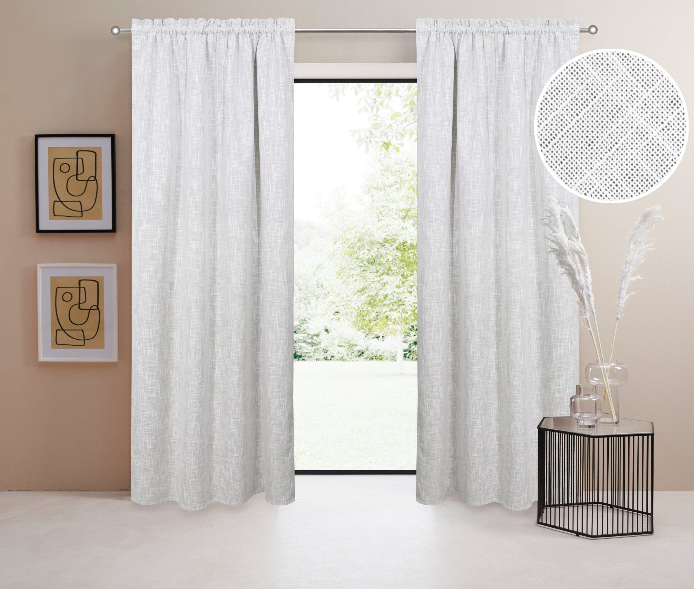 LeGer Home by Lena Gercke Verdunkelungsvorhang "Marusha" Stangendurchzug 1 günstig online kaufen